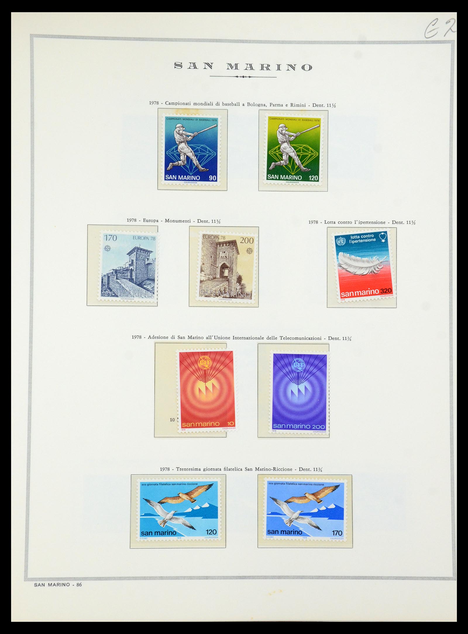 35771 025 - Postzegelverzameling 35771 San Marino 1877-1997.