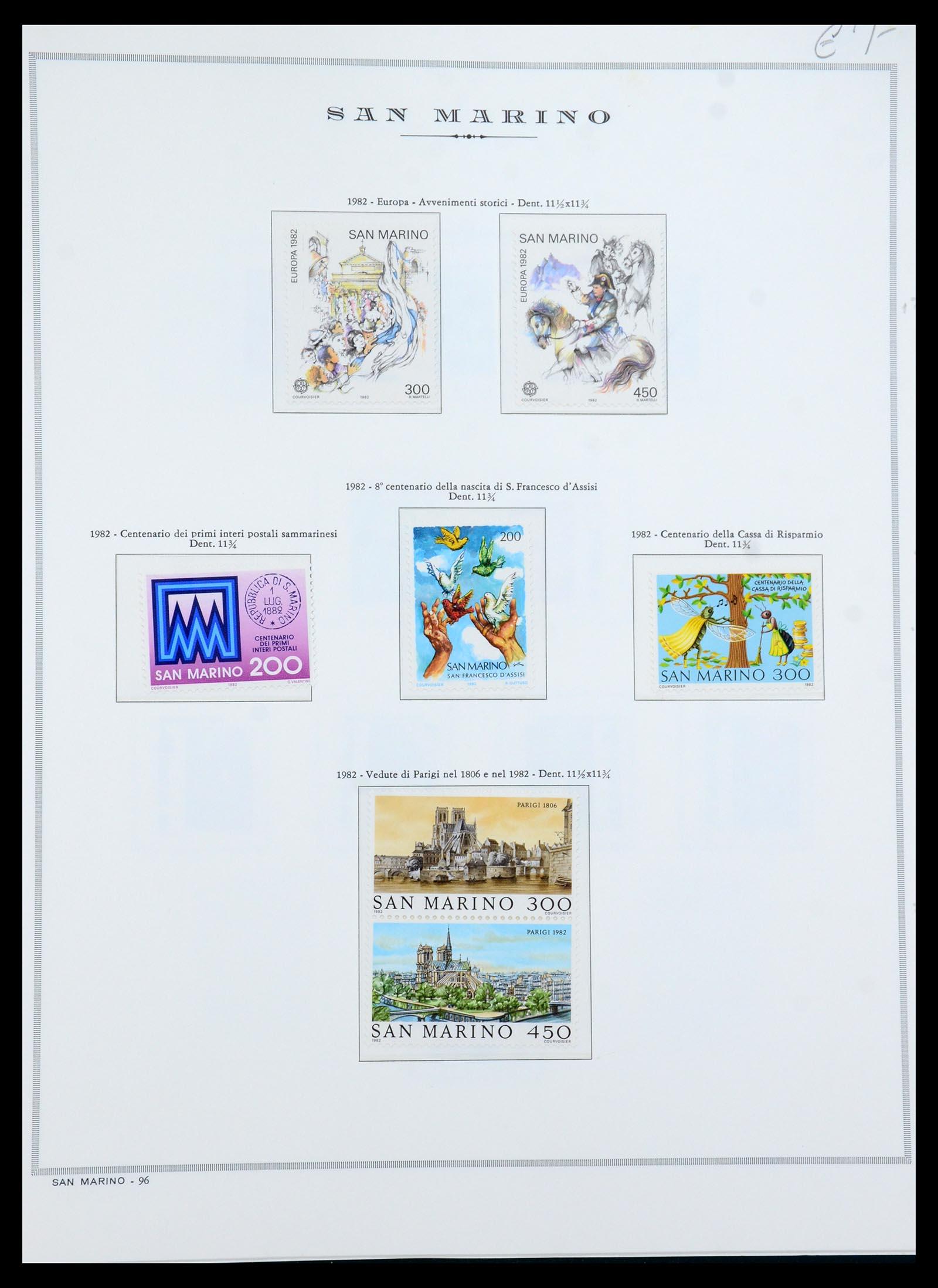 35771 036 - Postzegelverzameling 35771 San Marino 1877-1997.