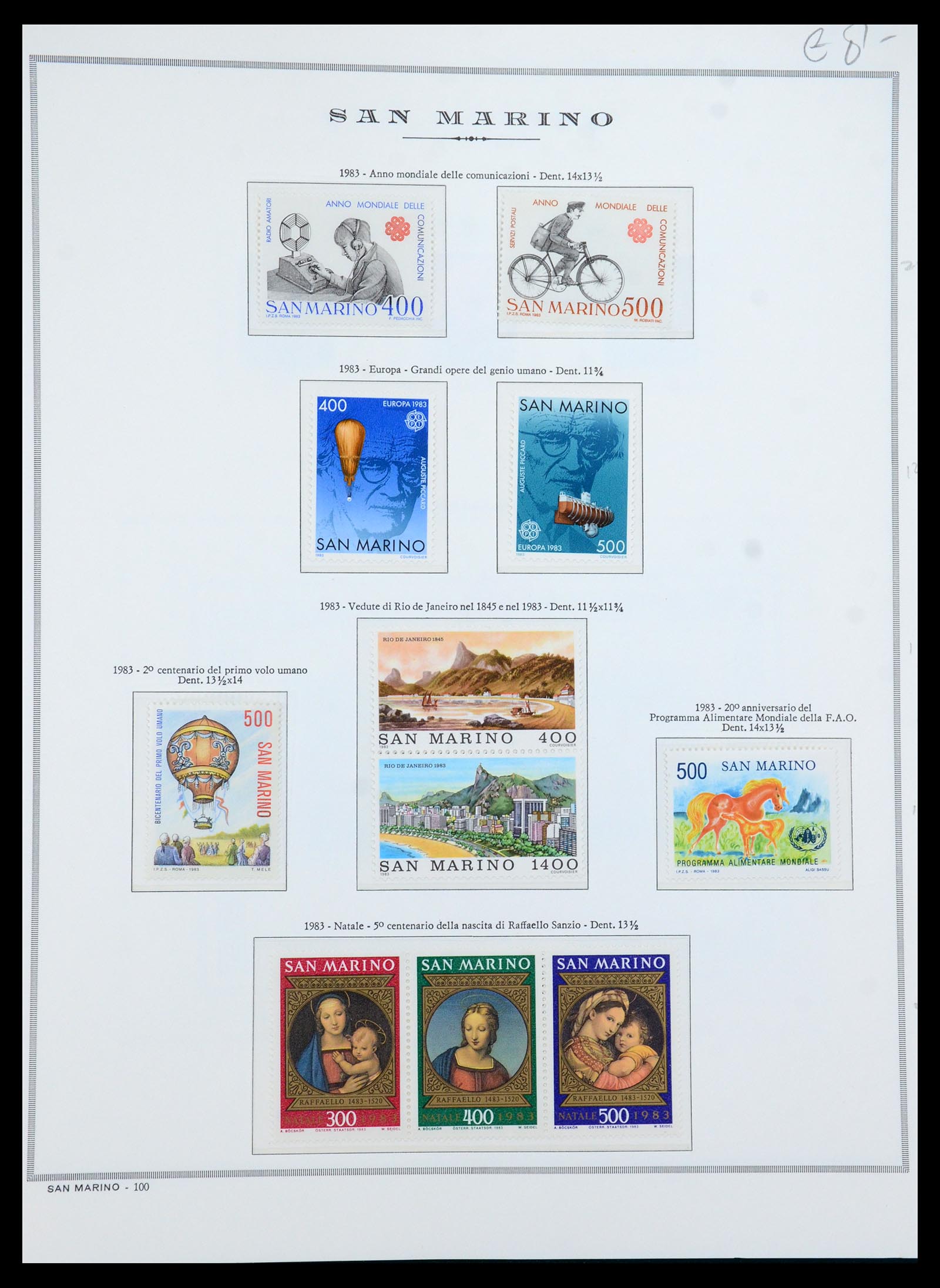 35771 040 - Postzegelverzameling 35771 San Marino 1877-1997.