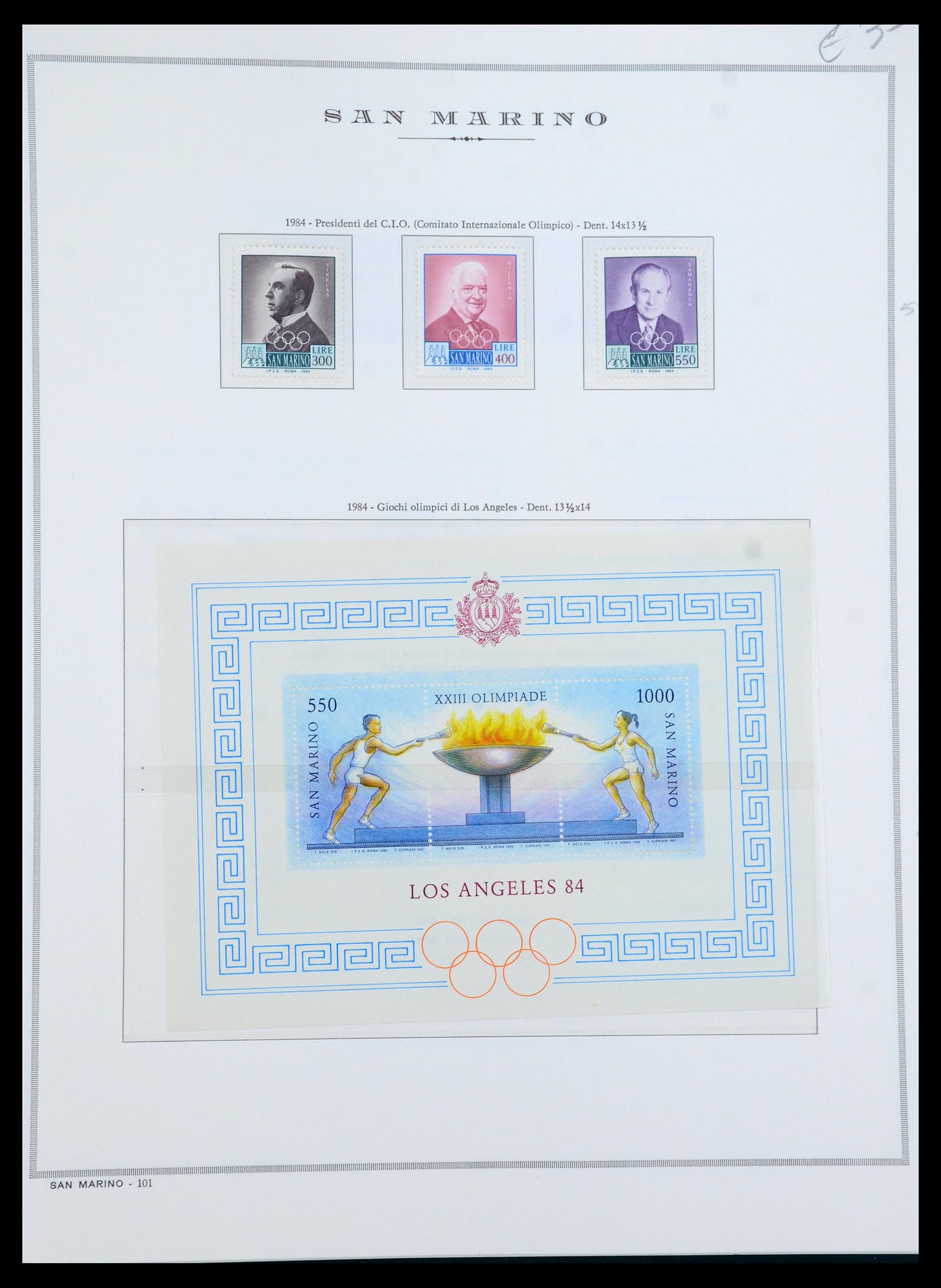 35771 041 - Postzegelverzameling 35771 San Marino 1877-1997.