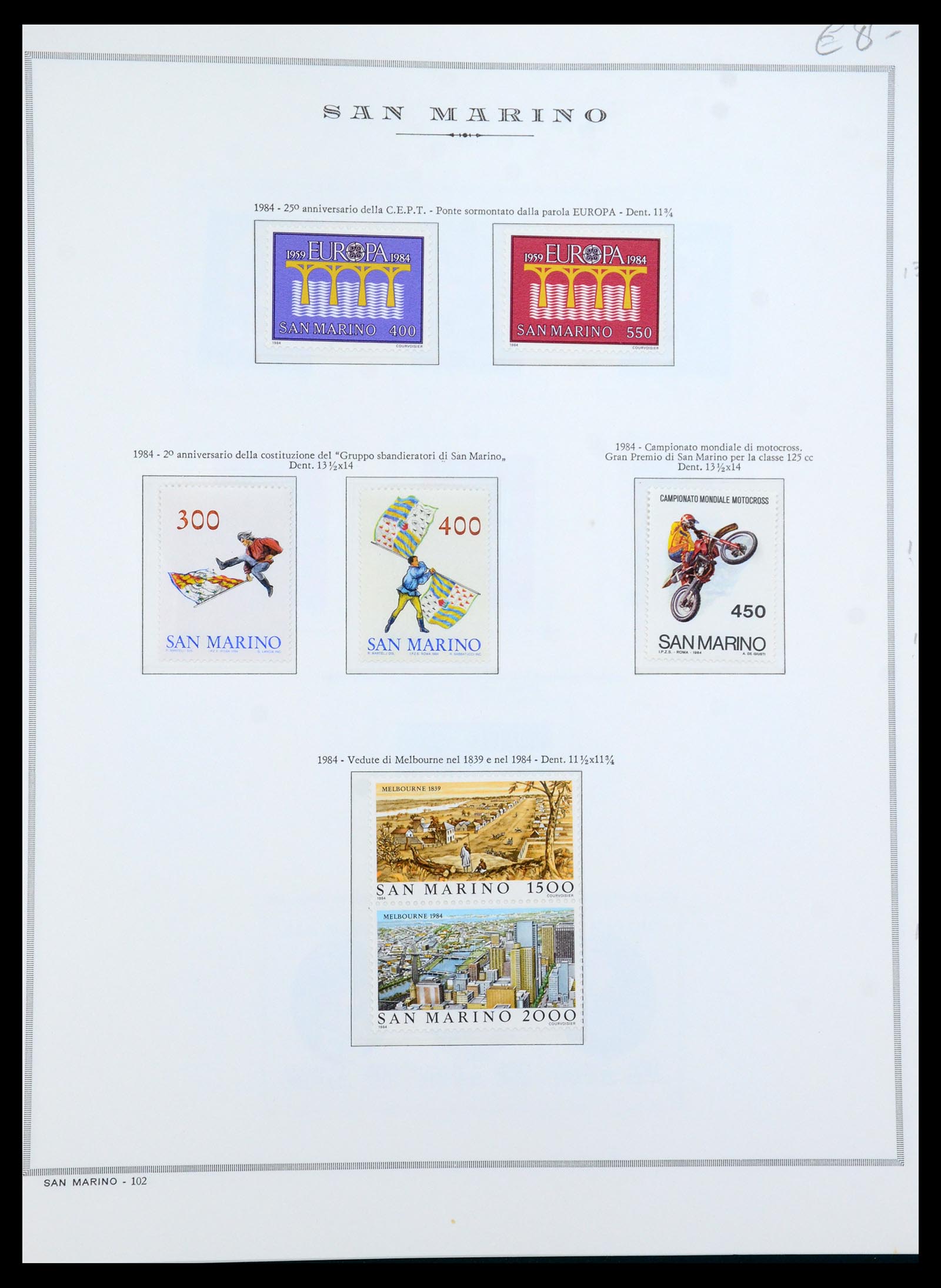 35771 042 - Postzegelverzameling 35771 San Marino 1877-1997.