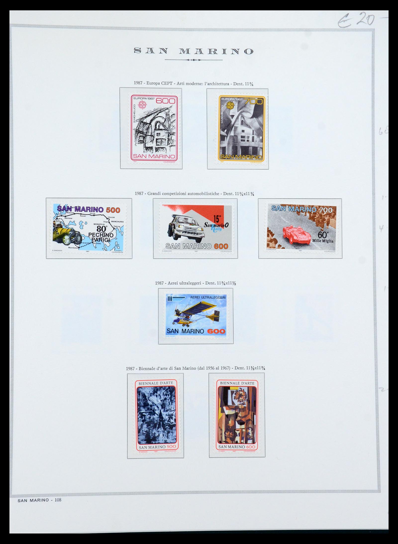 35771 048 - Postzegelverzameling 35771 San Marino 1877-1997.