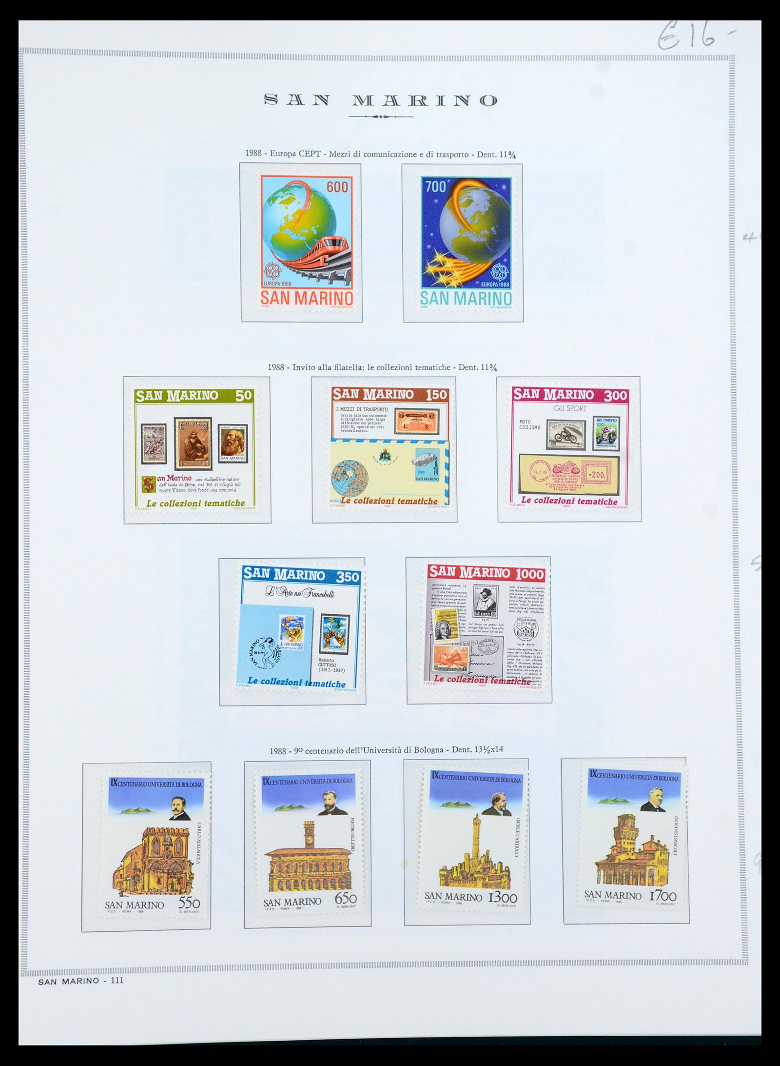 35771 051 - Postzegelverzameling 35771 San Marino 1877-1997.