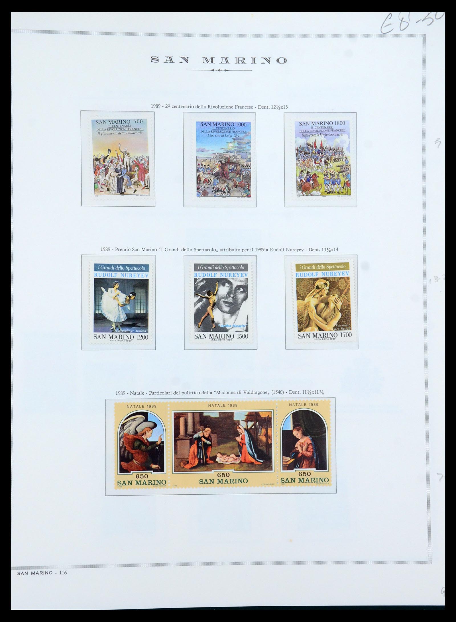35771 056 - Postzegelverzameling 35771 San Marino 1877-1997.