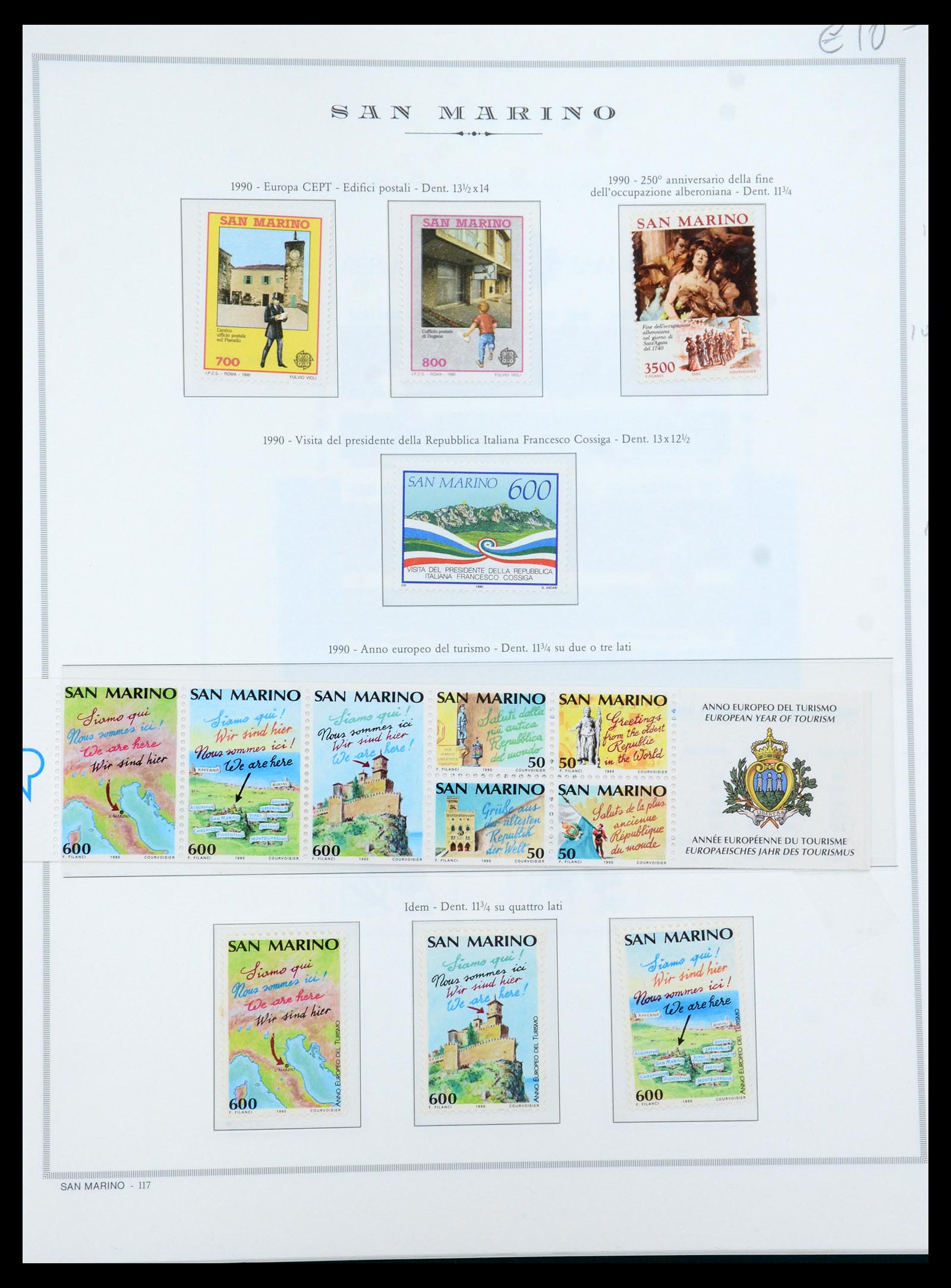 35771 057 - Postzegelverzameling 35771 San Marino 1877-1997.