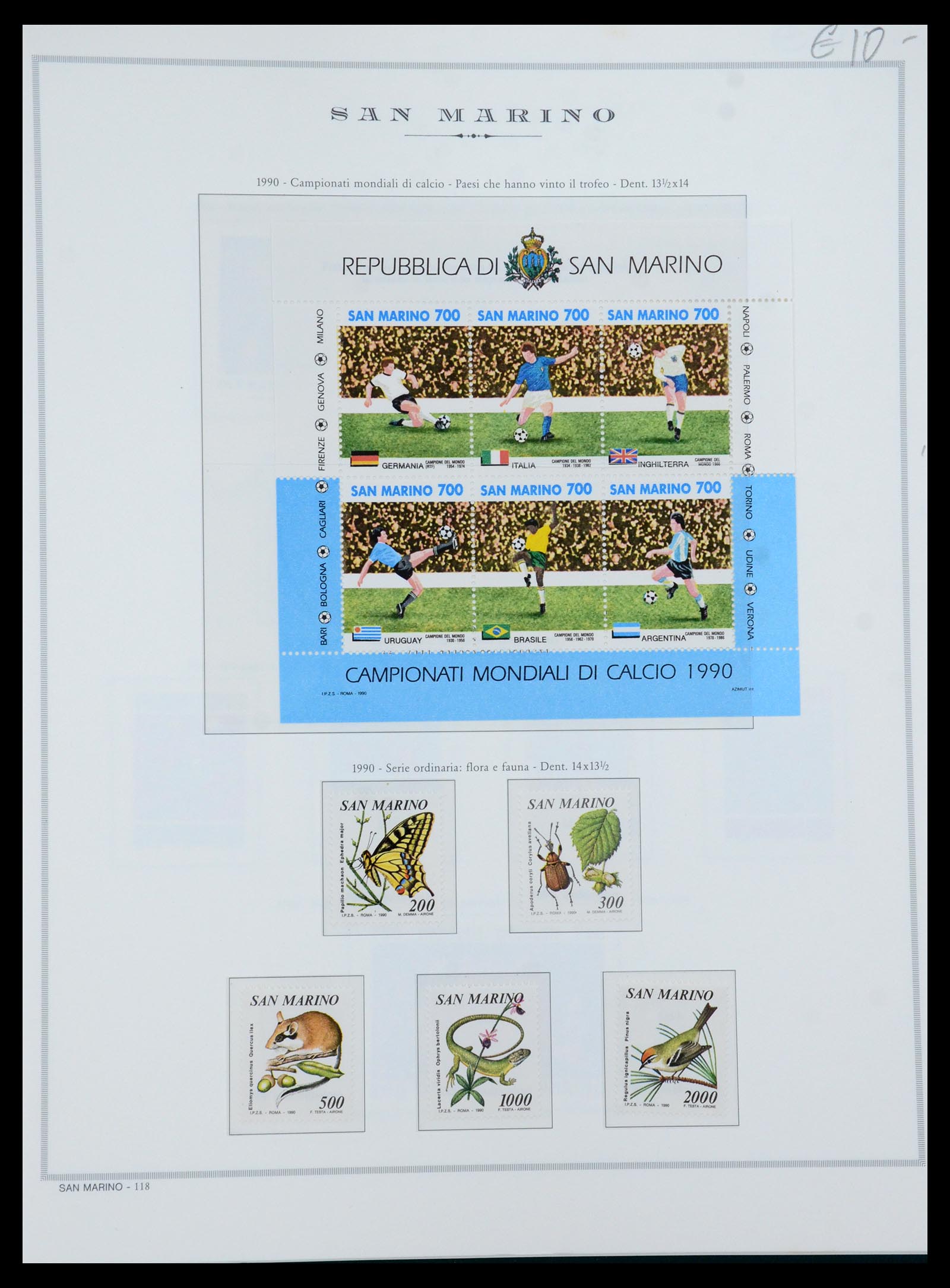 35771 058 - Postzegelverzameling 35771 San Marino 1877-1997.