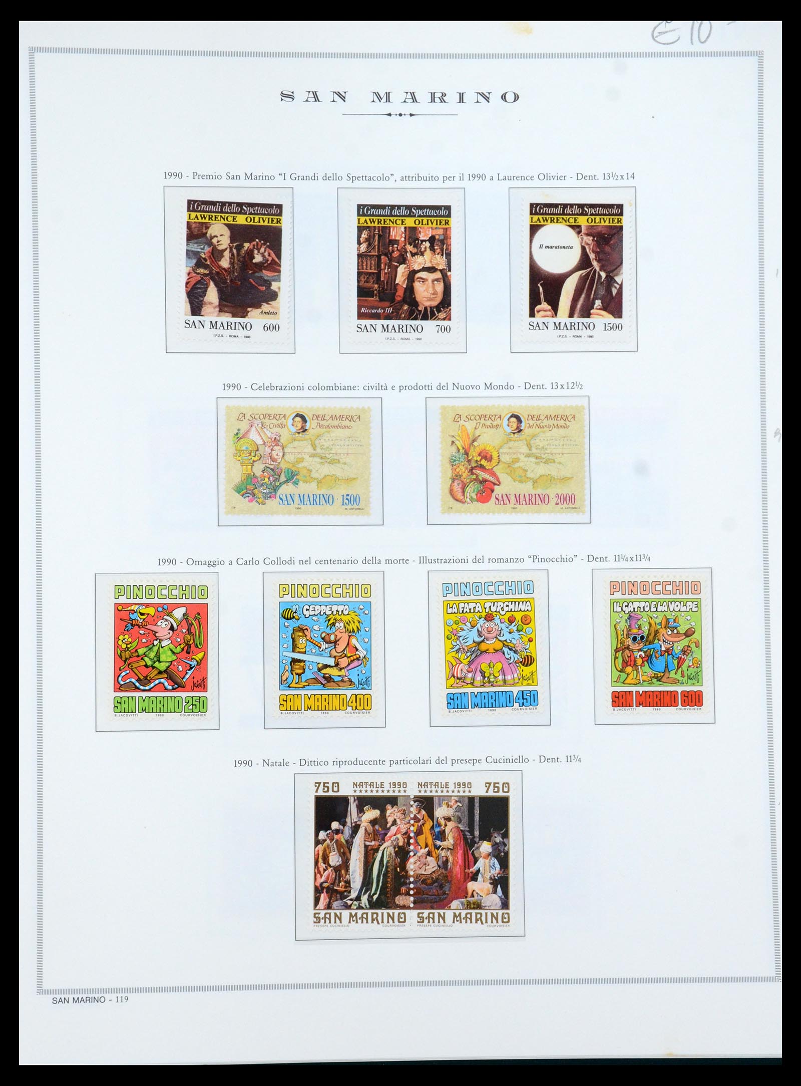 35771 059 - Postzegelverzameling 35771 San Marino 1877-1997.