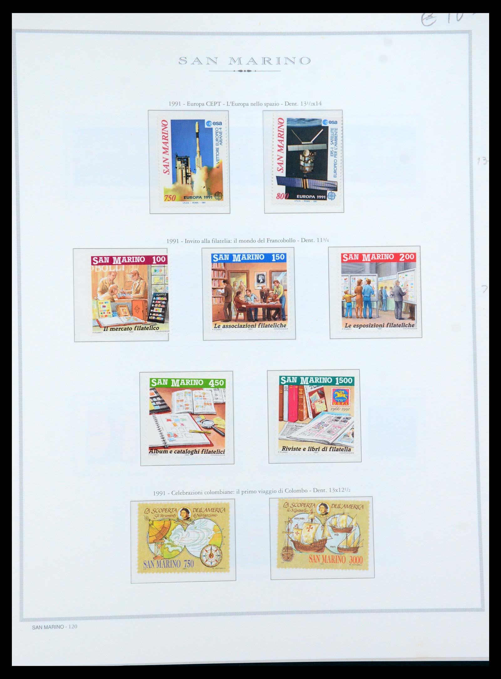 35771 060 - Postzegelverzameling 35771 San Marino 1877-1997.