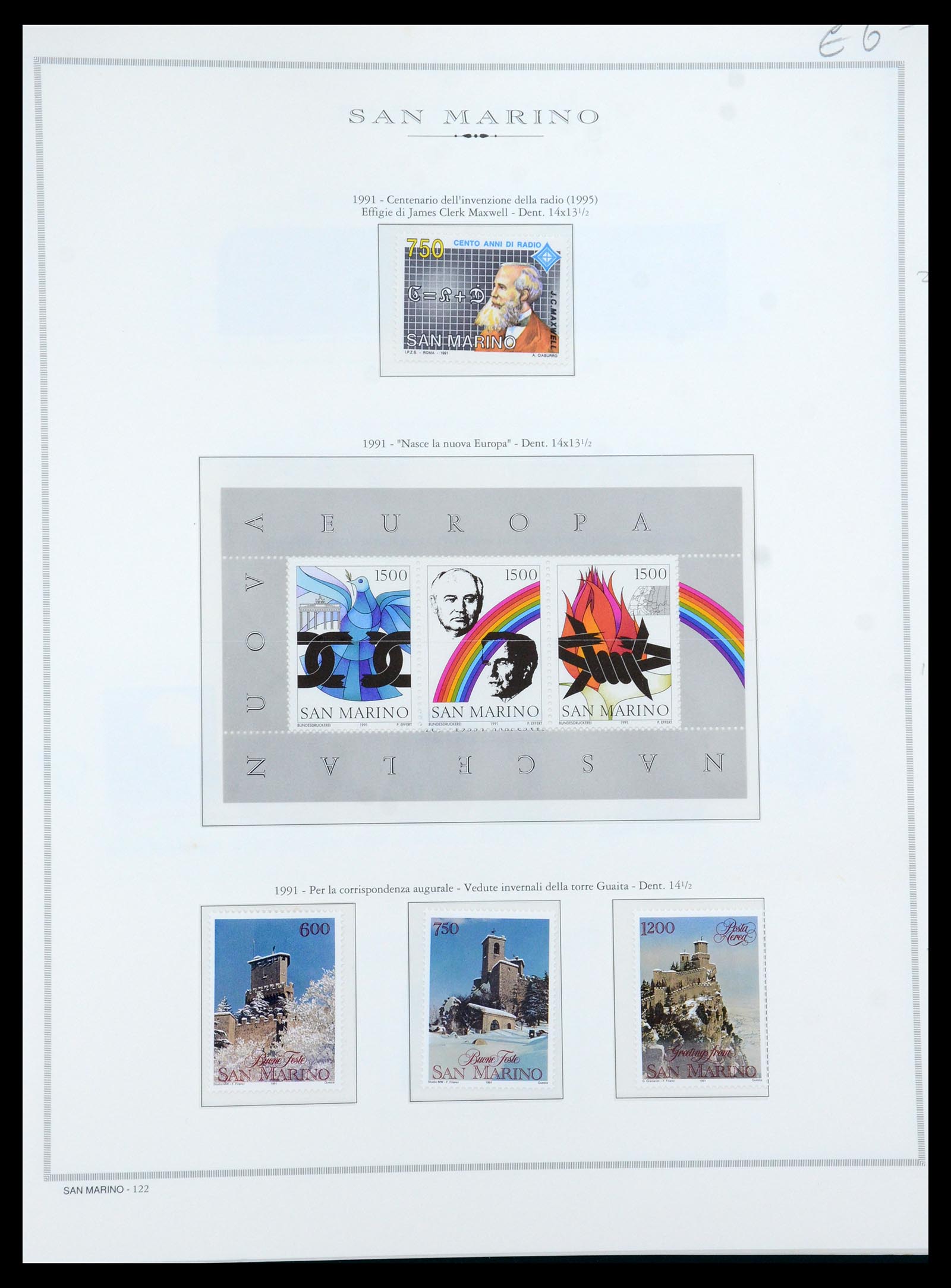35771 062 - Postzegelverzameling 35771 San Marino 1877-1997.