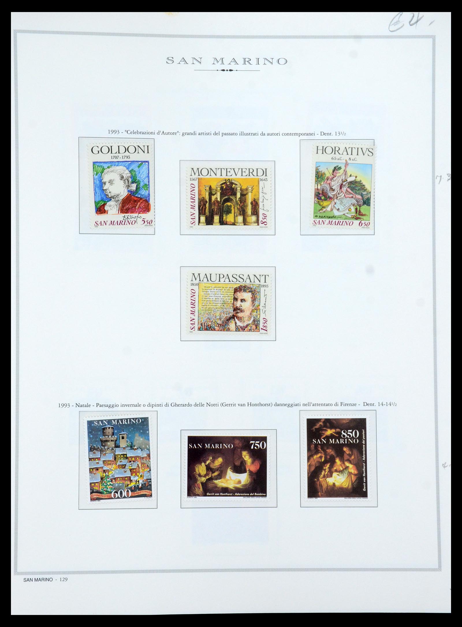 35771 069 - Postzegelverzameling 35771 San Marino 1877-1997.