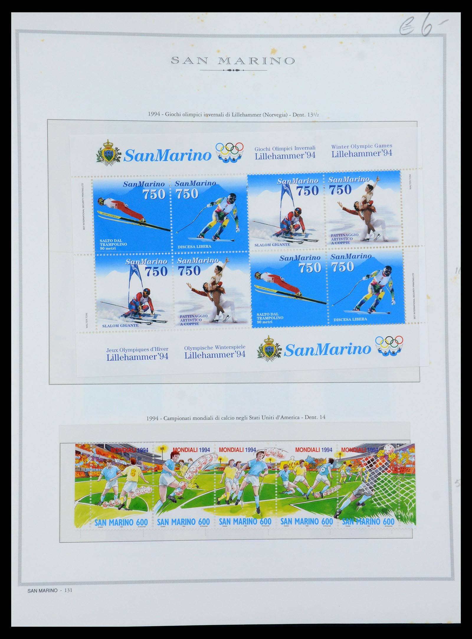 35771 071 - Postzegelverzameling 35771 San Marino 1877-1997.