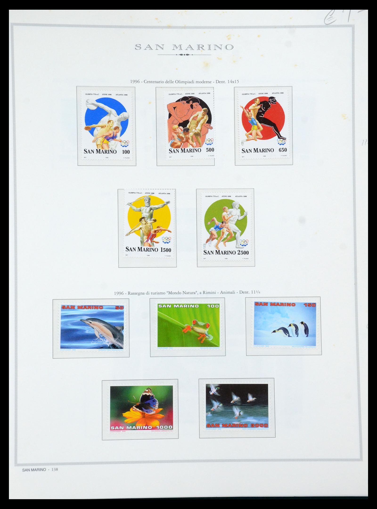 35771 078 - Postzegelverzameling 35771 San Marino 1877-1997.
