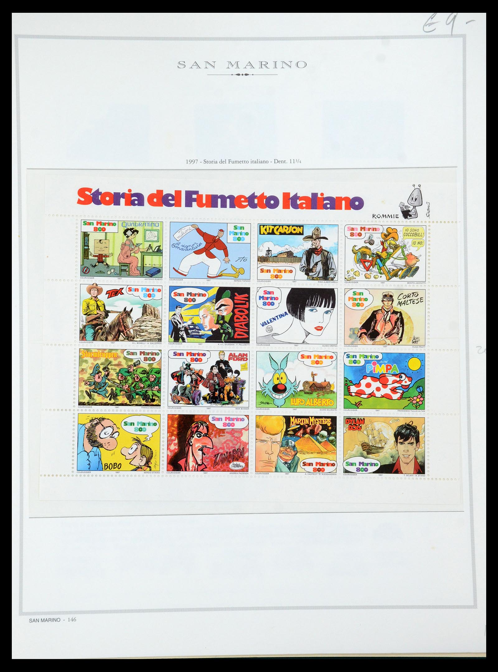 35771 086 - Postzegelverzameling 35771 San Marino 1877-1997.