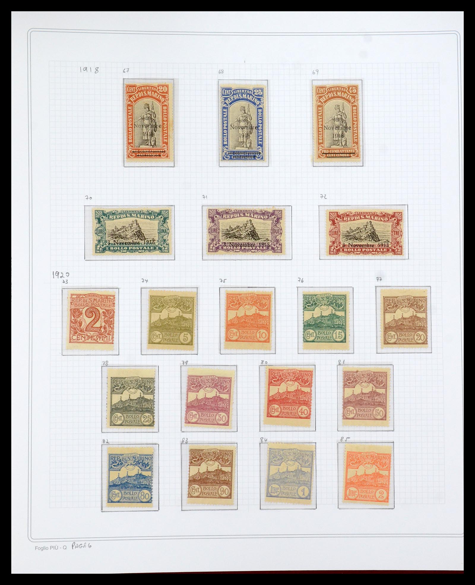 35771 093 - Postzegelverzameling 35771 San Marino 1877-1997.