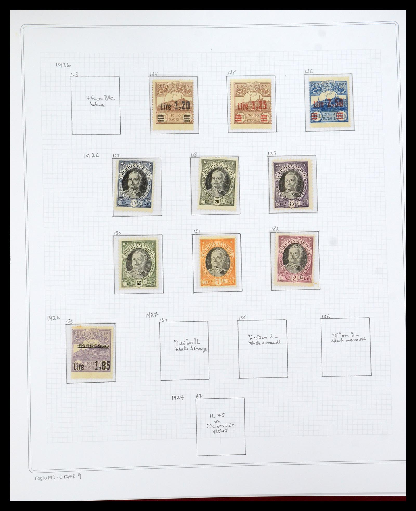 35771 096 - Postzegelverzameling 35771 San Marino 1877-1997.