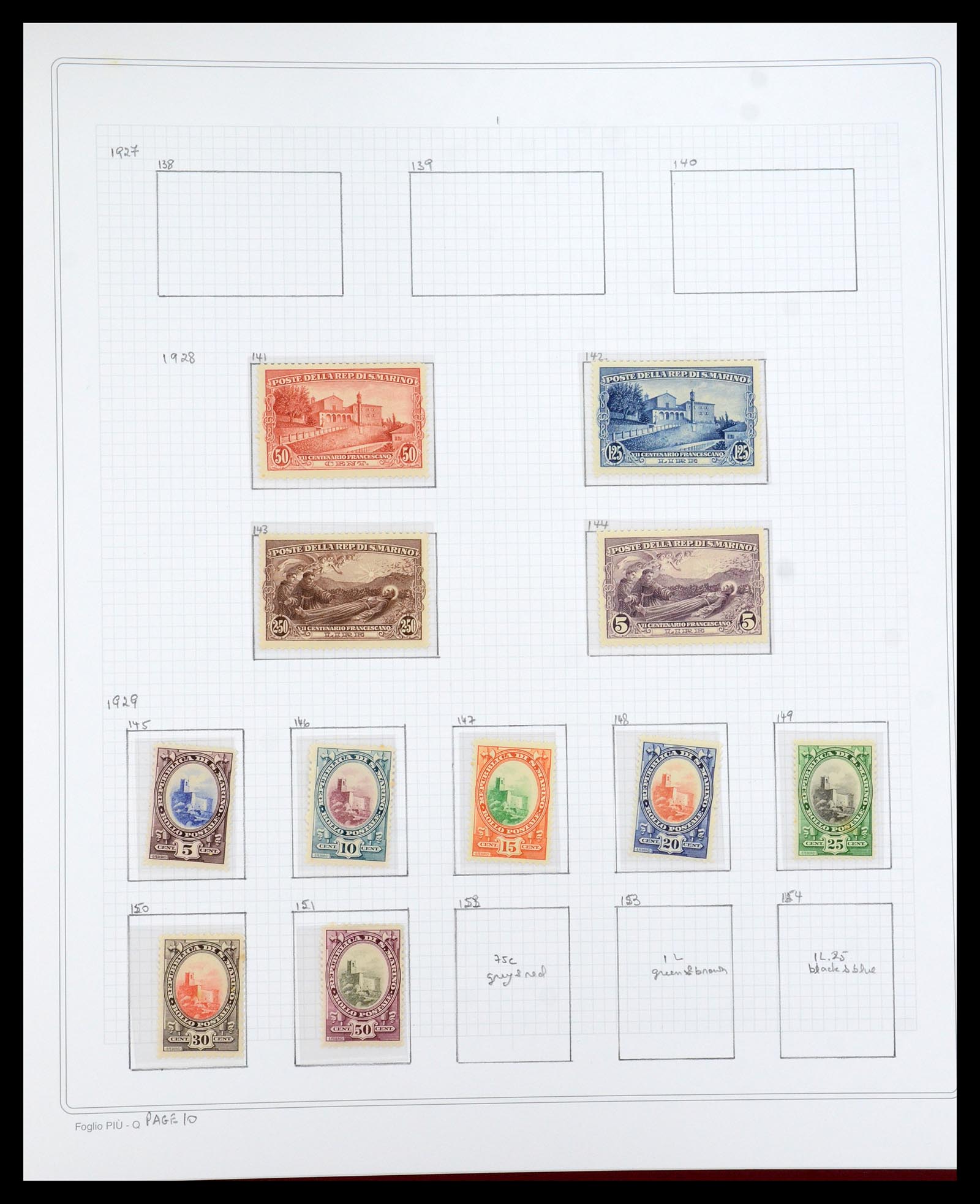 35771 097 - Postzegelverzameling 35771 San Marino 1877-1997.