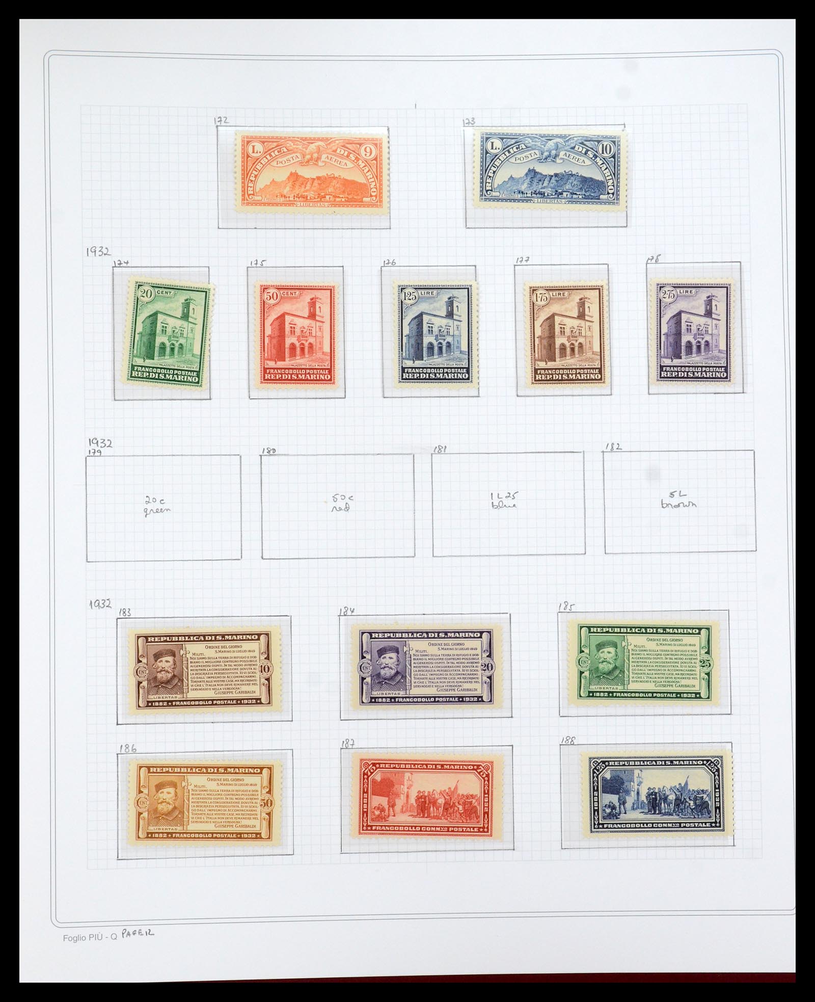 35771 099 - Postzegelverzameling 35771 San Marino 1877-1997.
