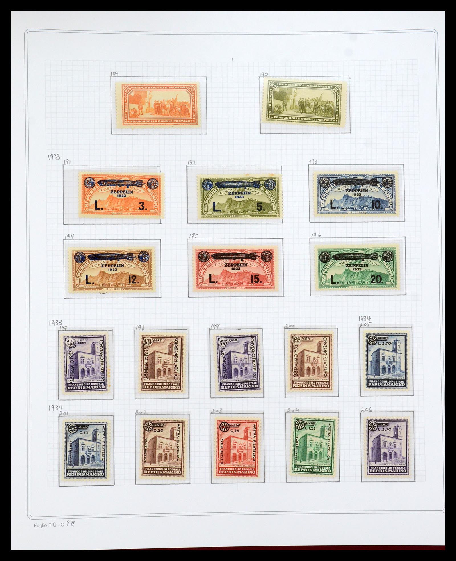 35771 100 - Postzegelverzameling 35771 San Marino 1877-1997.