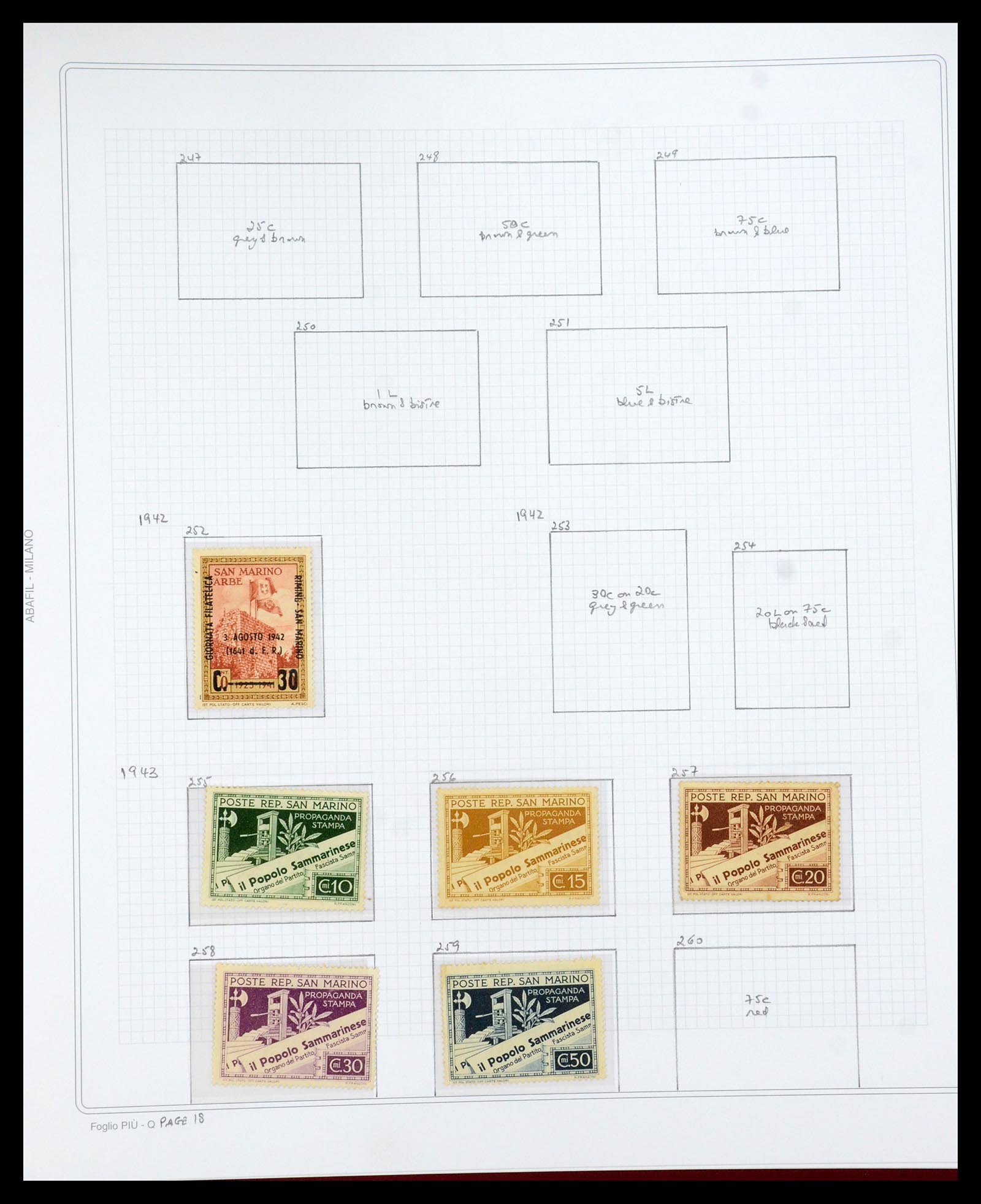 35771 105 - Postzegelverzameling 35771 San Marino 1877-1997.