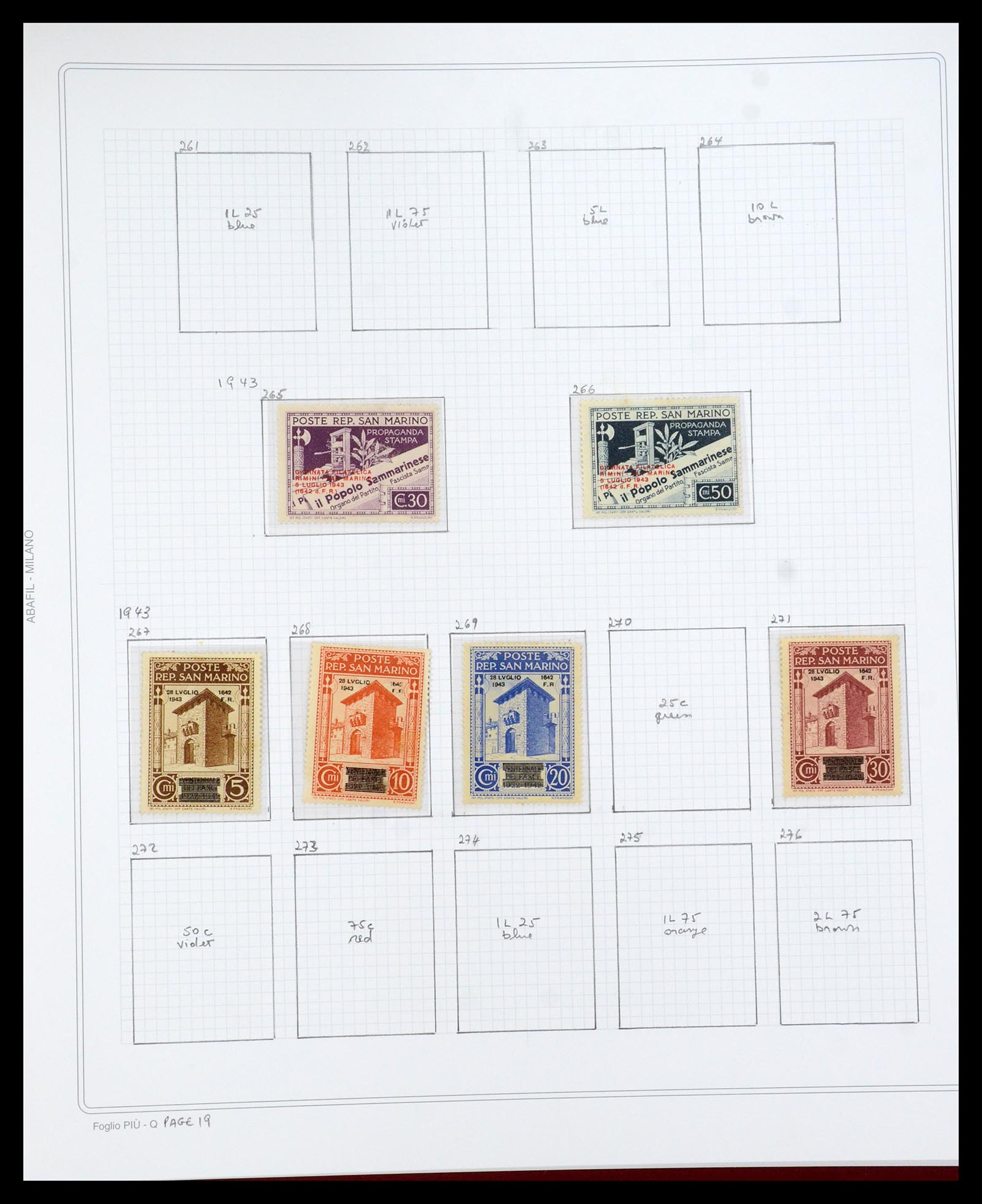 35771 106 - Postzegelverzameling 35771 San Marino 1877-1997.