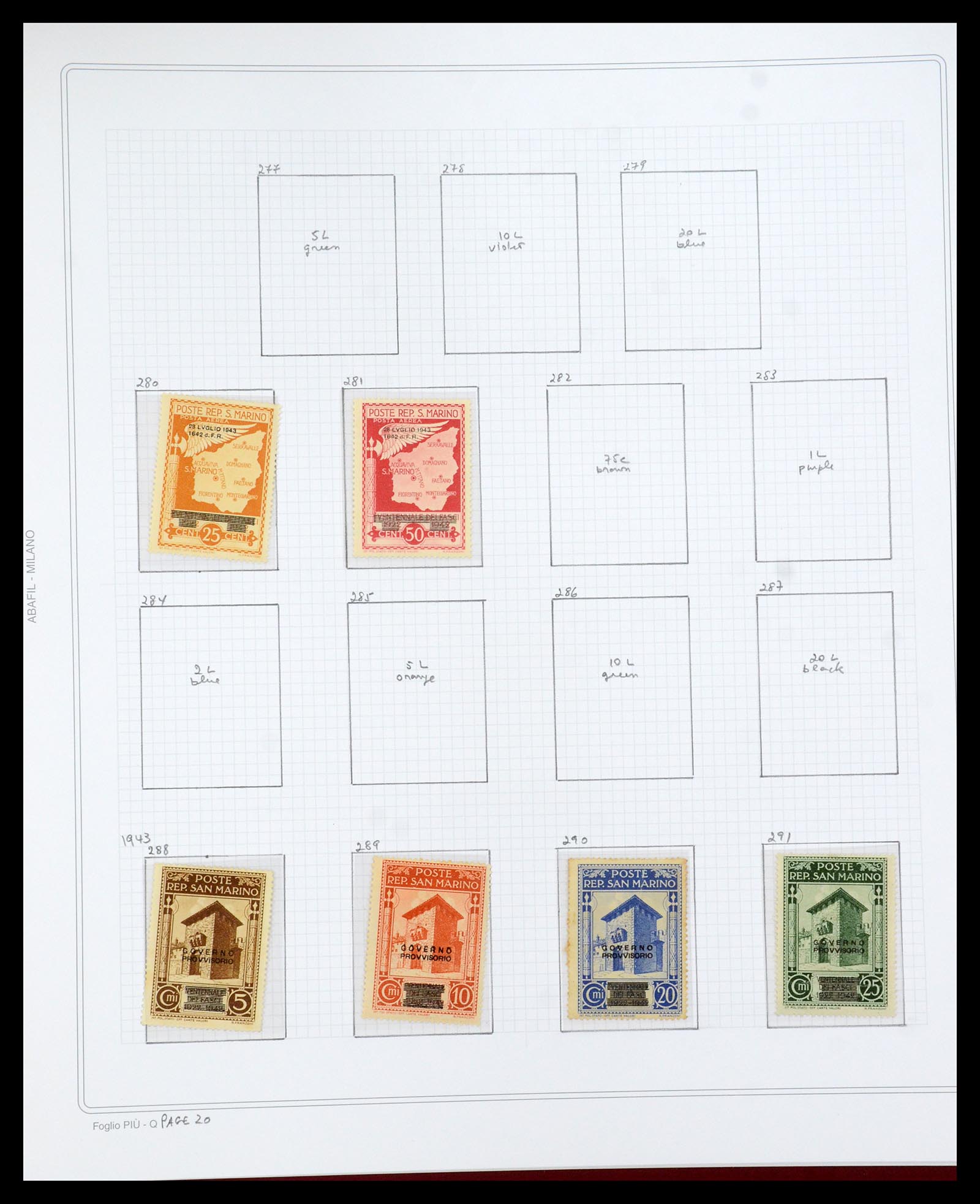 35771 107 - Postzegelverzameling 35771 San Marino 1877-1997.
