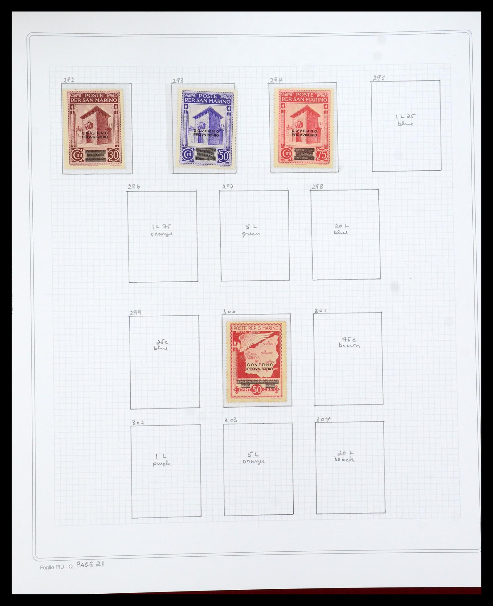 35771 108 - Stamp Collection 35771 San Marino 1877-1997.