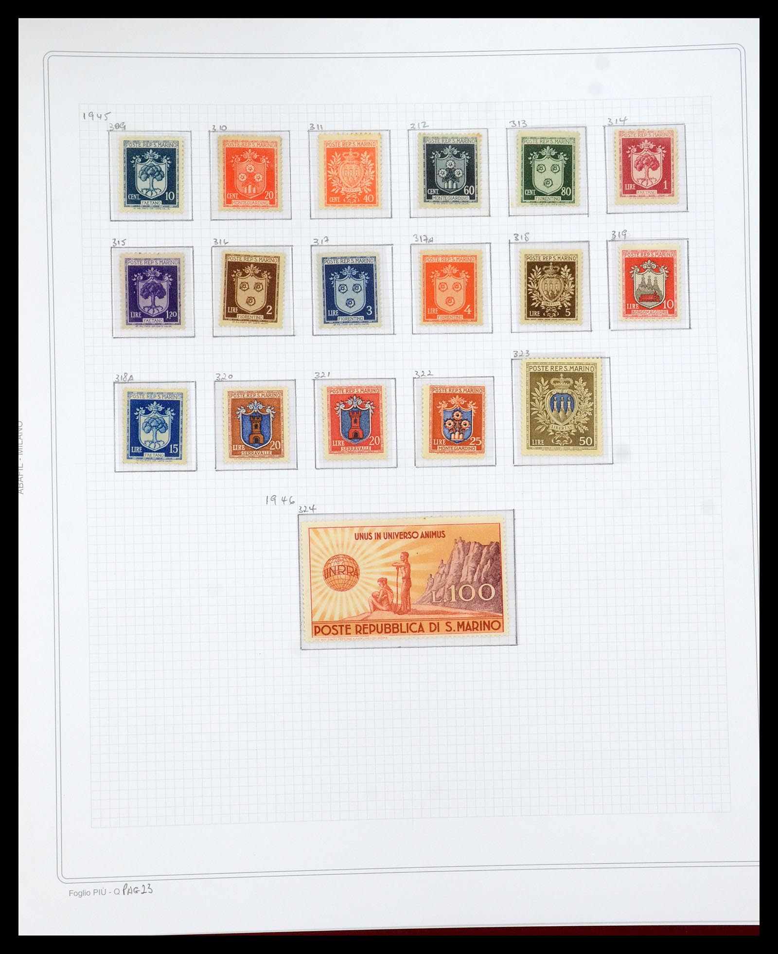 35771 109 - Postzegelverzameling 35771 San Marino 1877-1997.
