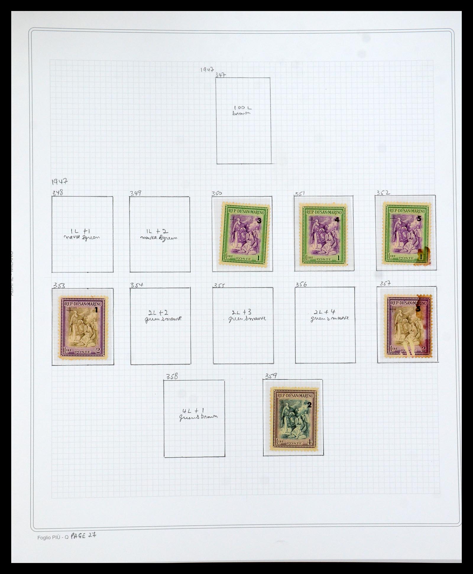 35771 113 - Postzegelverzameling 35771 San Marino 1877-1997.