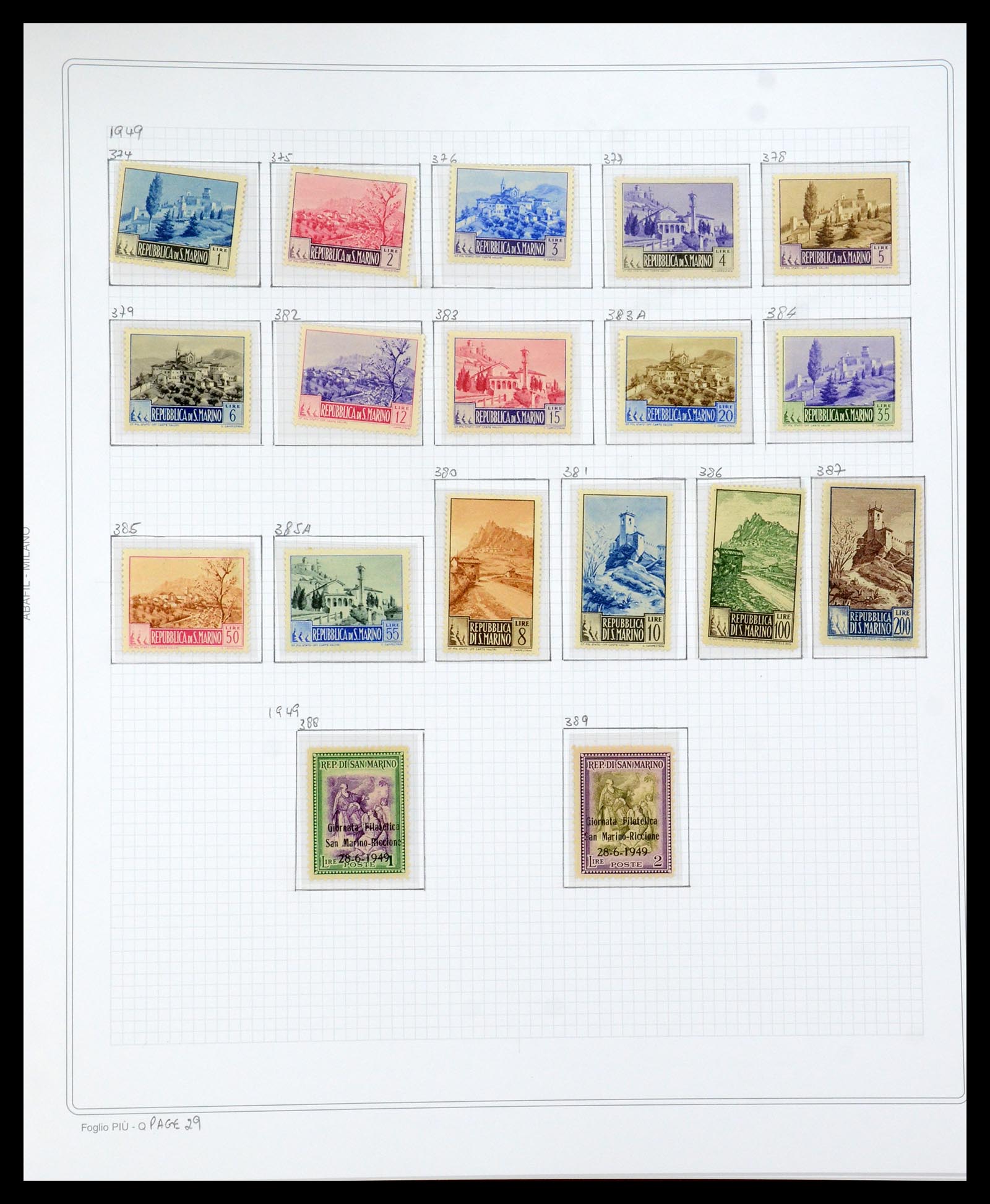 35771 115 - Postzegelverzameling 35771 San Marino 1877-1997.