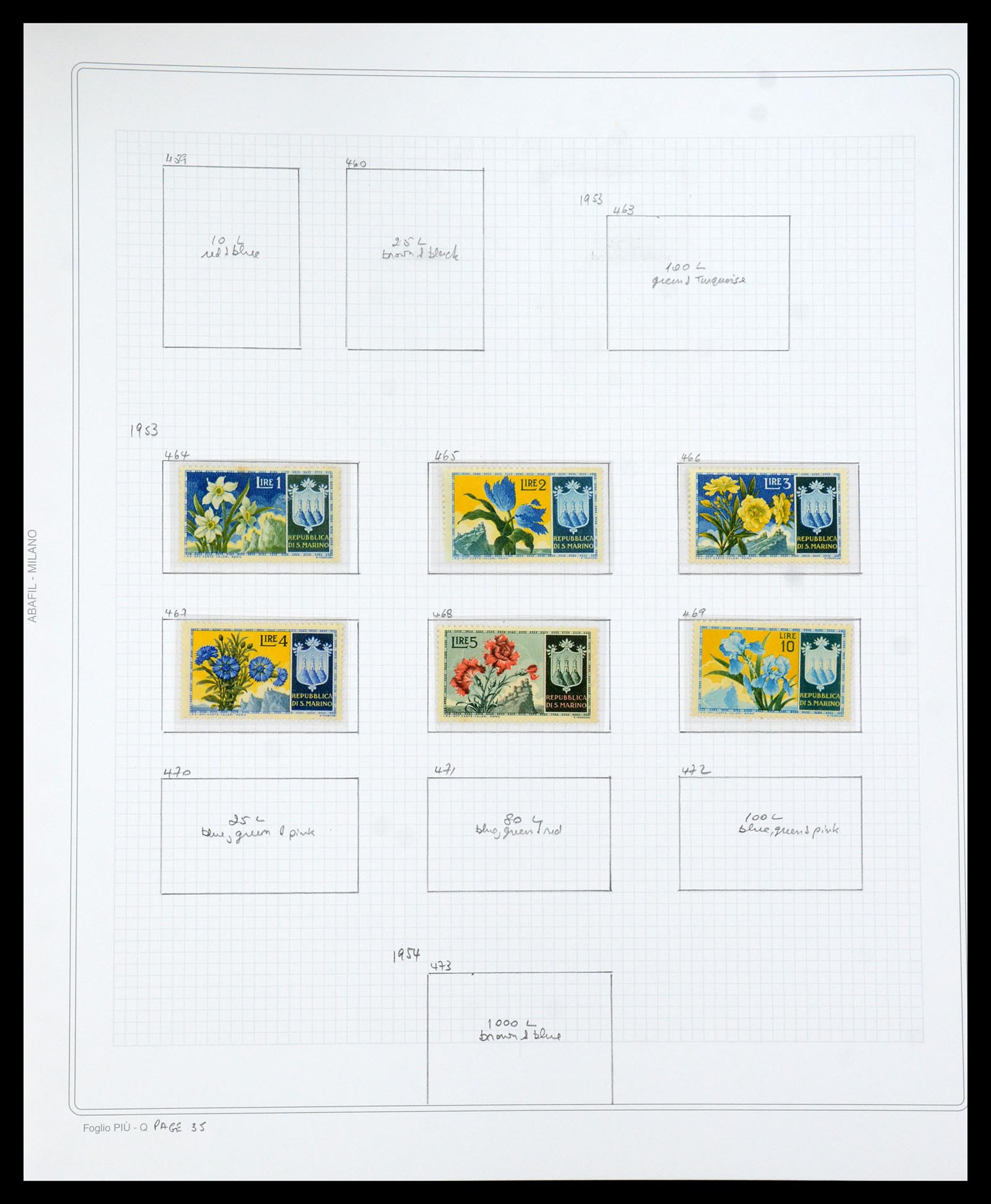 35771 119 - Postzegelverzameling 35771 San Marino 1877-1997.