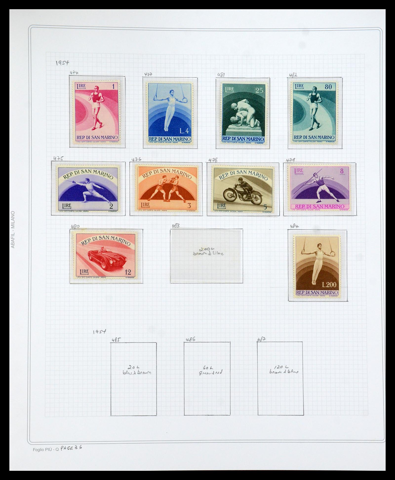 35771 120 - Postzegelverzameling 35771 San Marino 1877-1997.