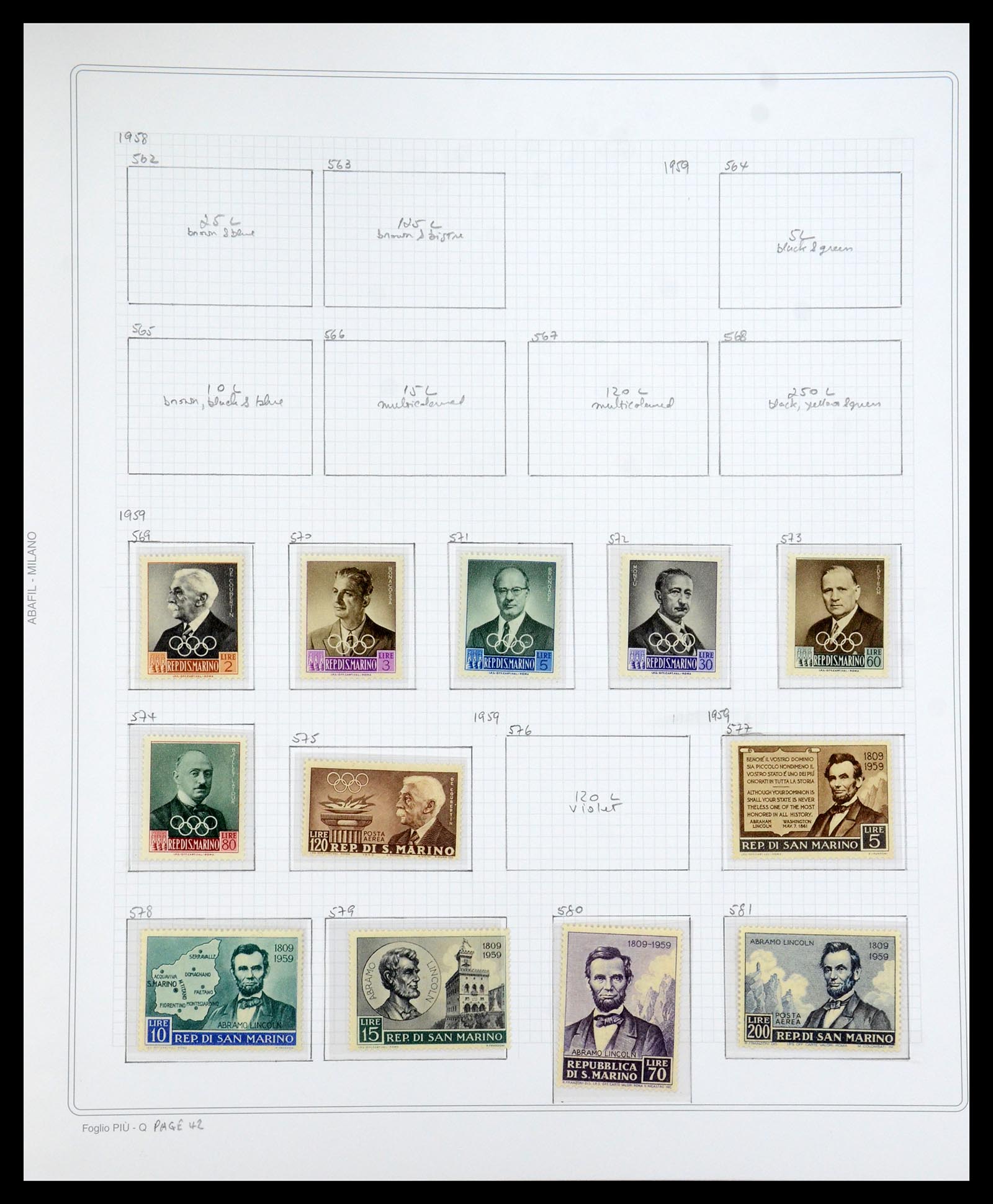 35771 126 - Postzegelverzameling 35771 San Marino 1877-1997.