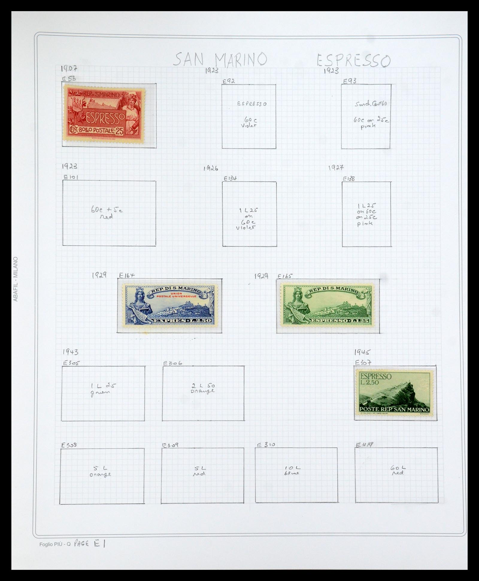 35771 128 - Postzegelverzameling 35771 San Marino 1877-1997.