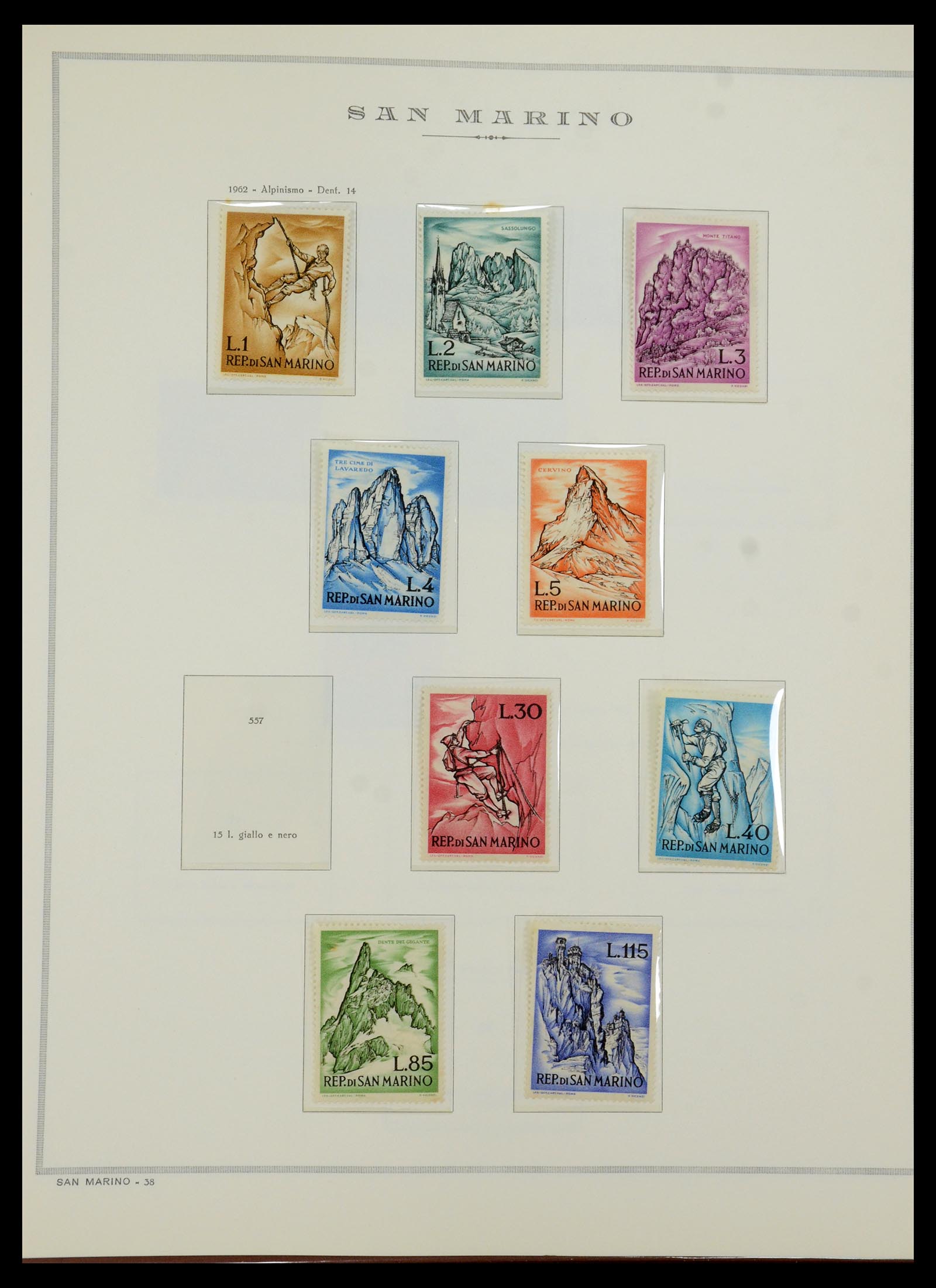 35771 141 - Postzegelverzameling 35771 San Marino 1877-1997.