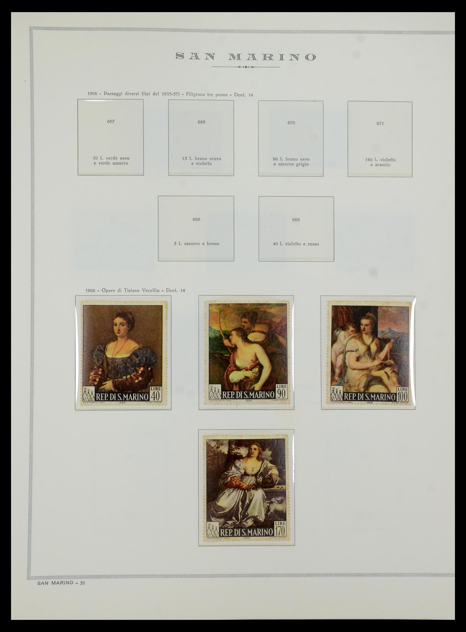 35771 151 - Postzegelverzameling 35771 San Marino 1877-1997.