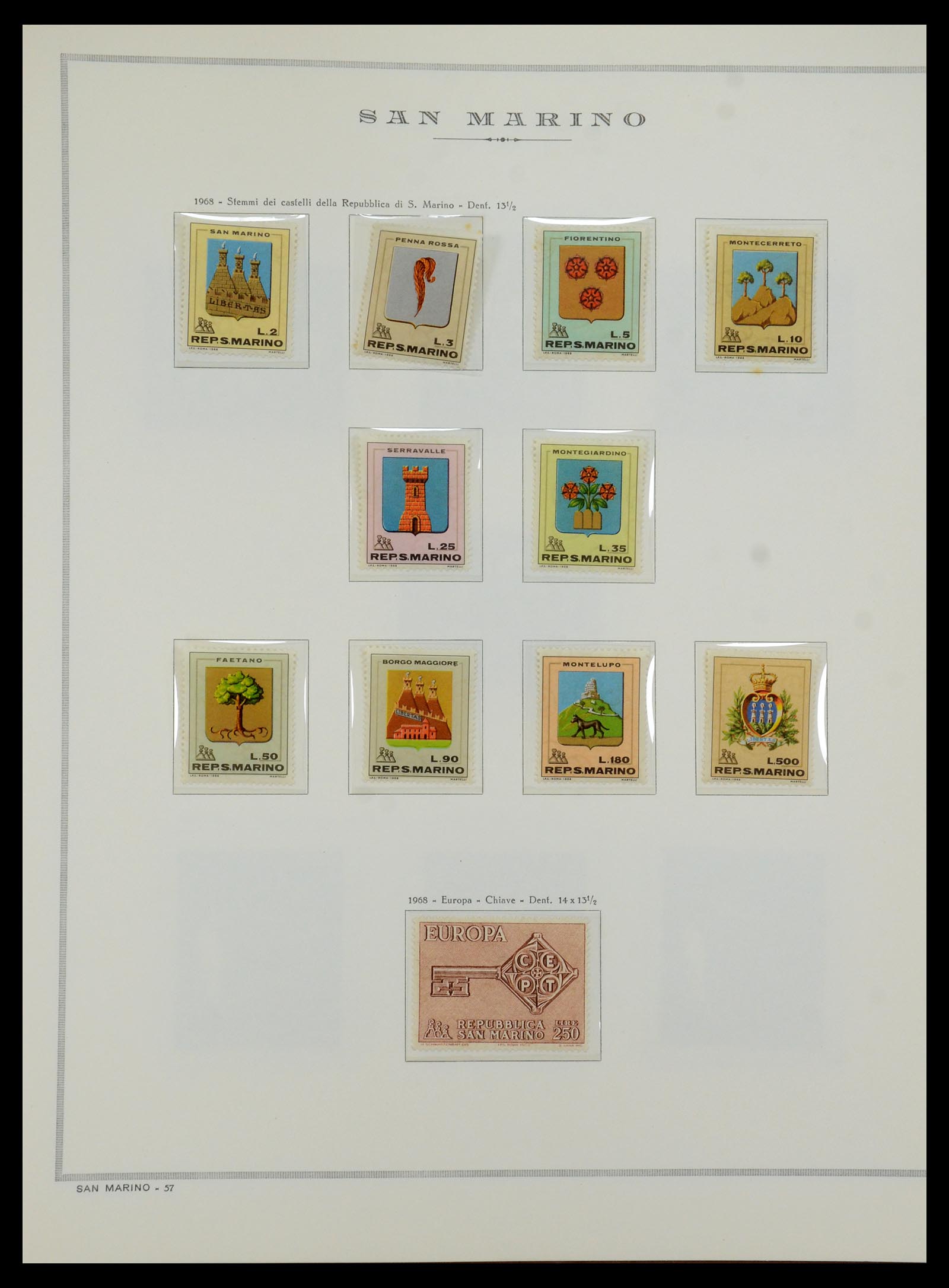 35771 156 - Postzegelverzameling 35771 San Marino 1877-1997.