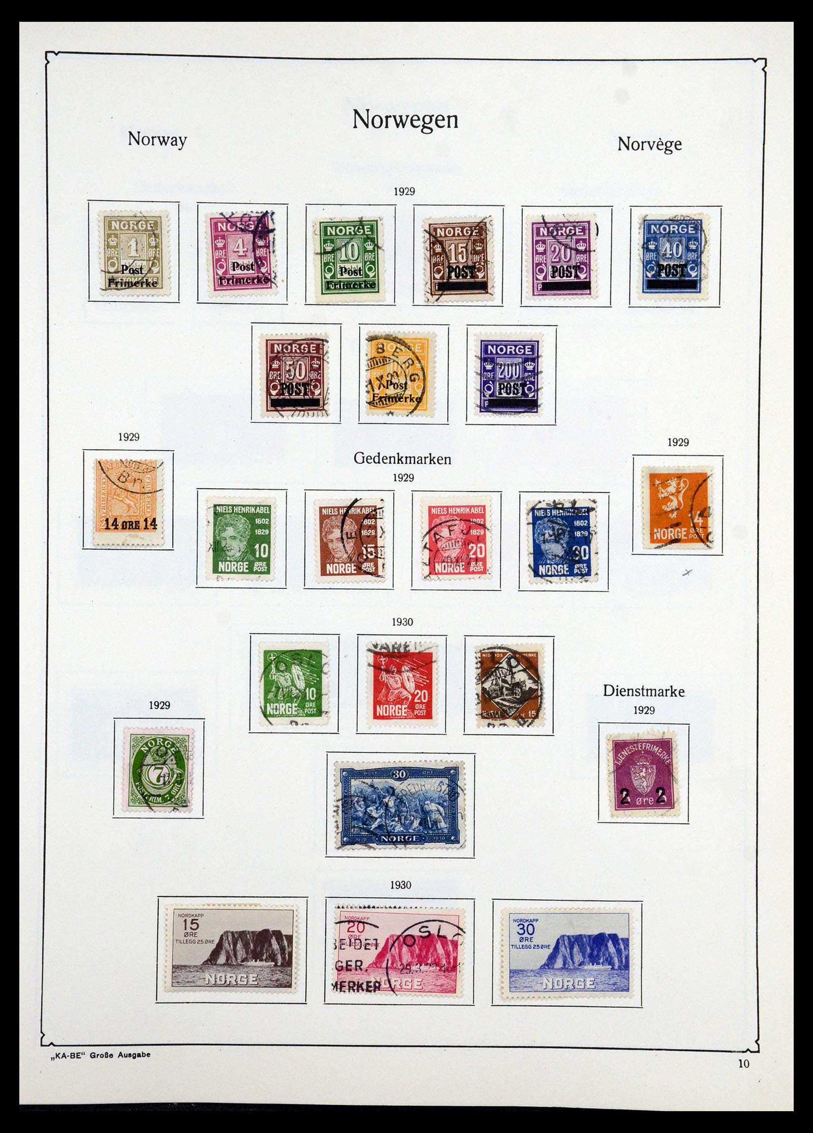 35772 010 - Postzegelverzameling 35772 Noorwegen 1856-2001.