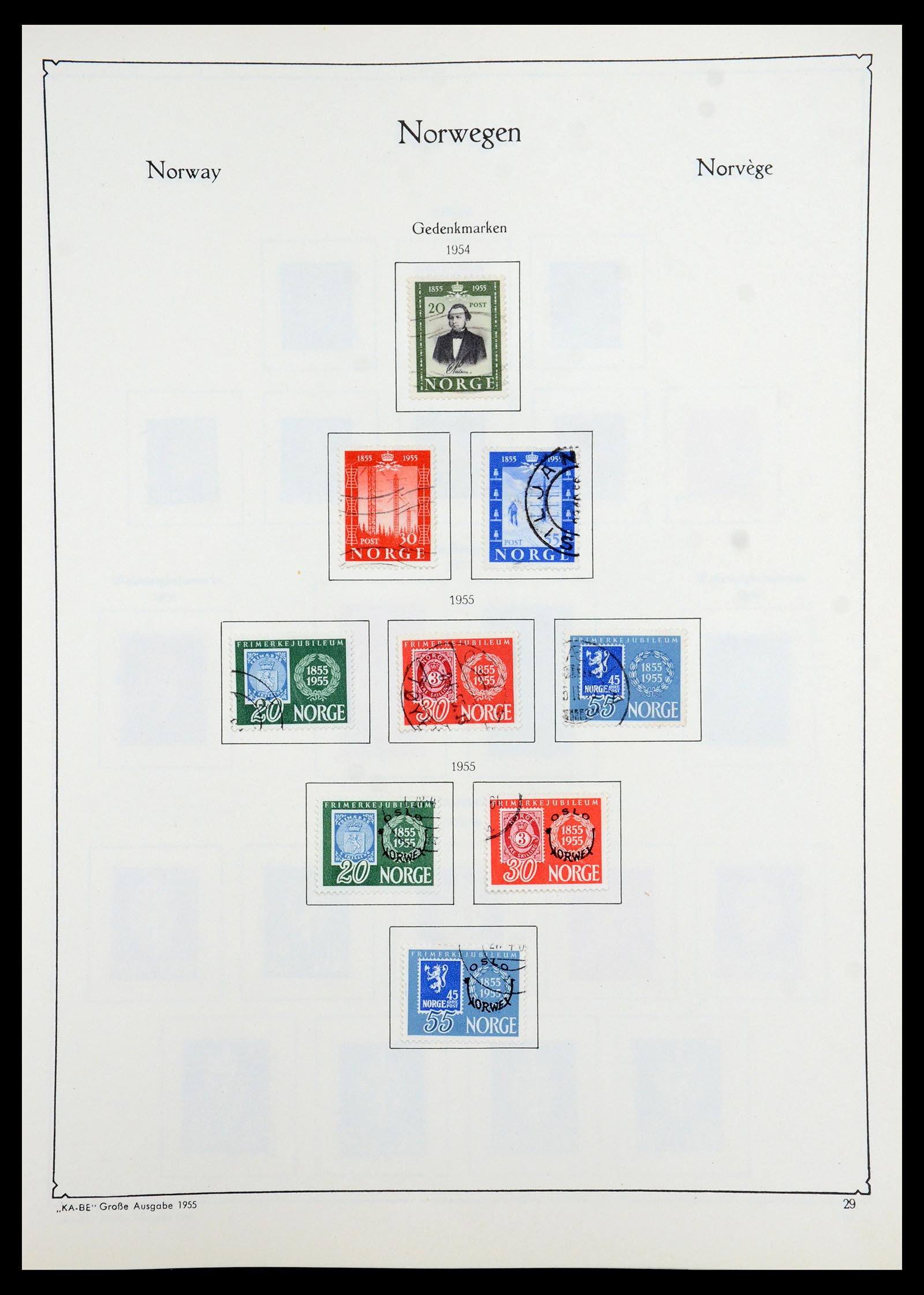 35772 029 - Postzegelverzameling 35772 Noorwegen 1856-2001.