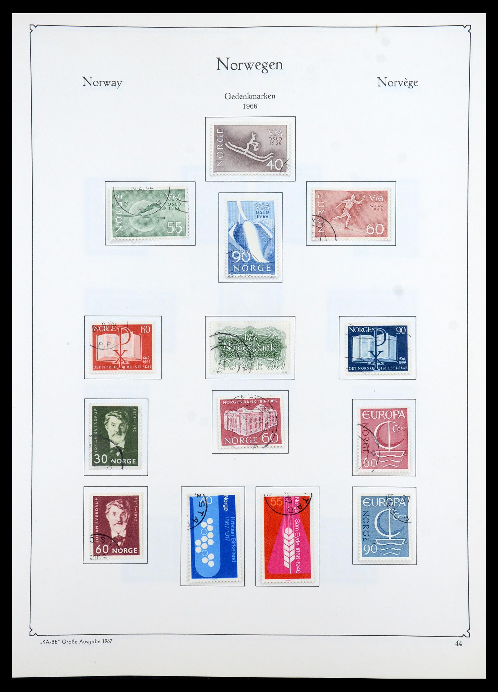 35772 045 - Postzegelverzameling 35772 Noorwegen 1856-2001.