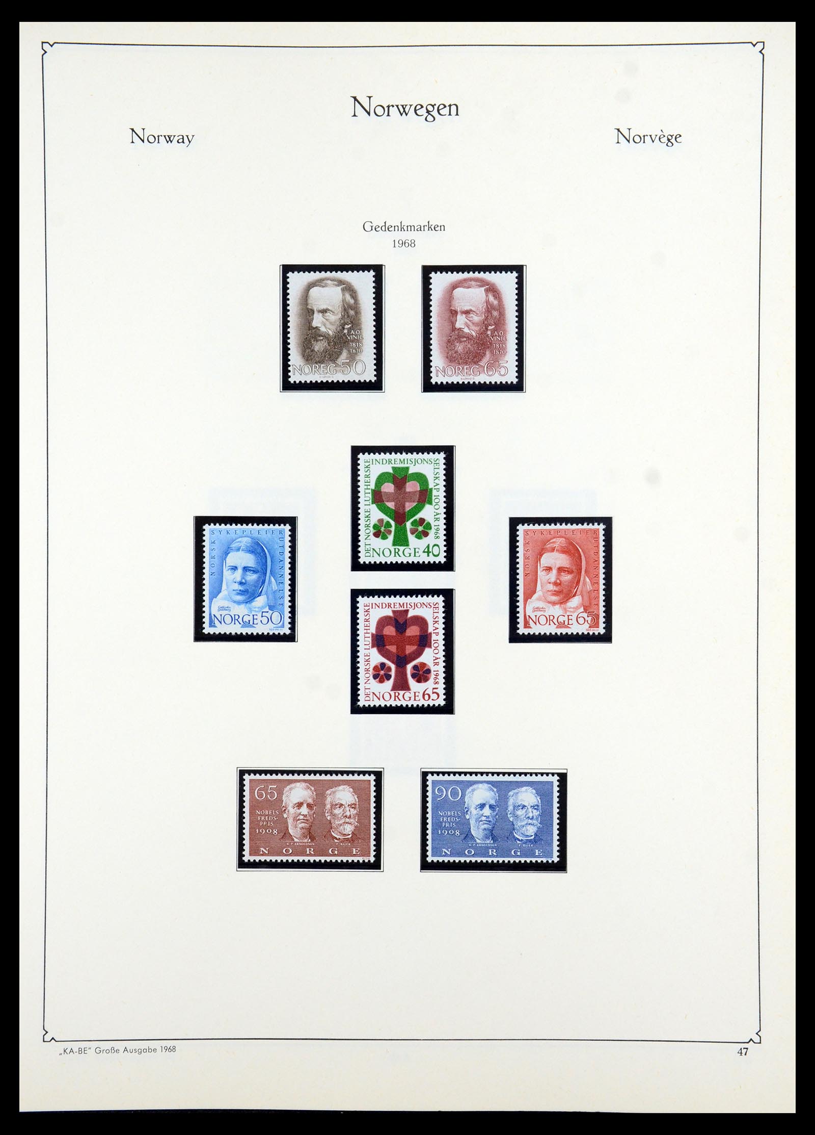 35772 048 - Postzegelverzameling 35772 Noorwegen 1856-2001.