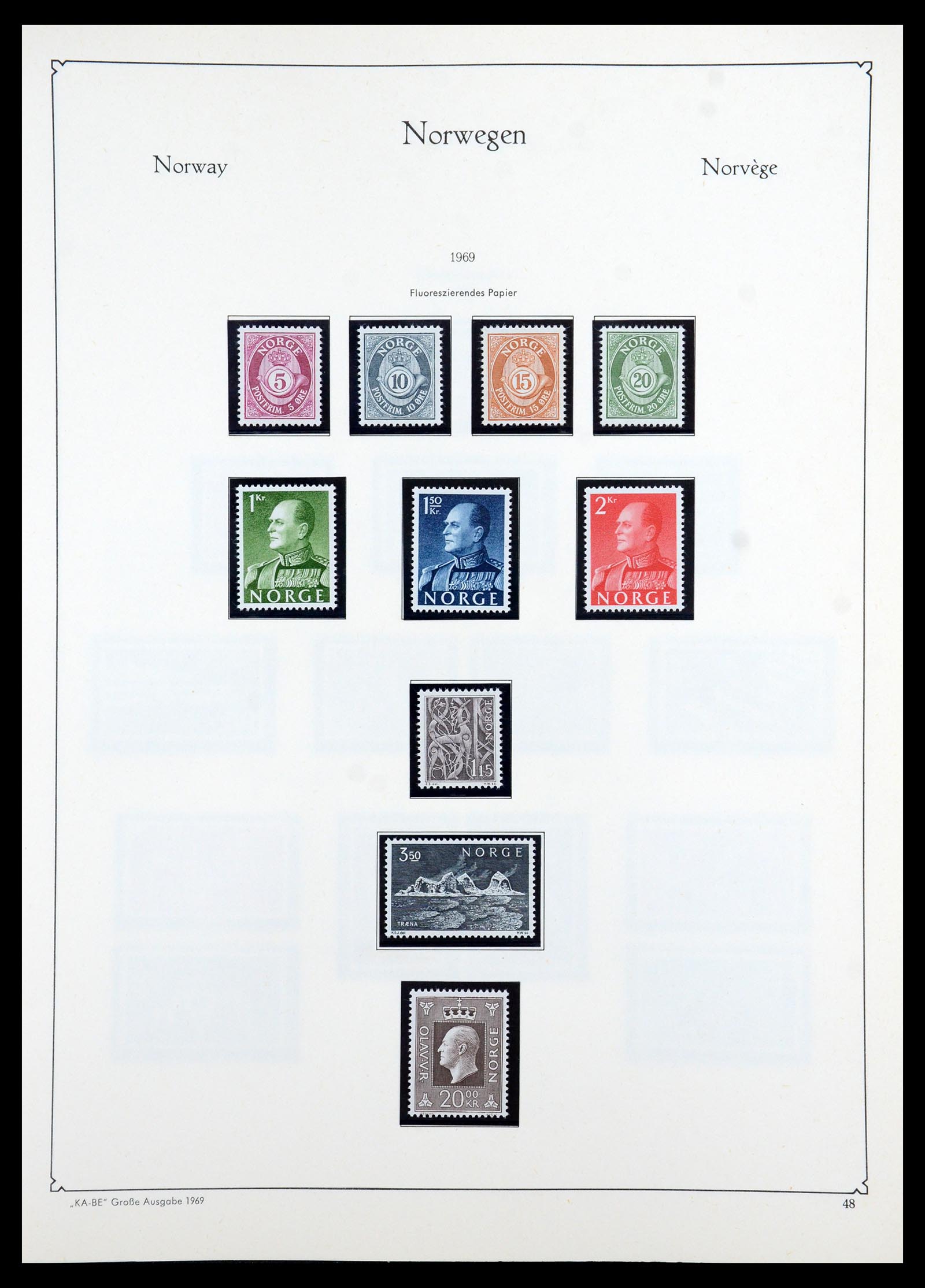 35772 050 - Postzegelverzameling 35772 Noorwegen 1856-2001.