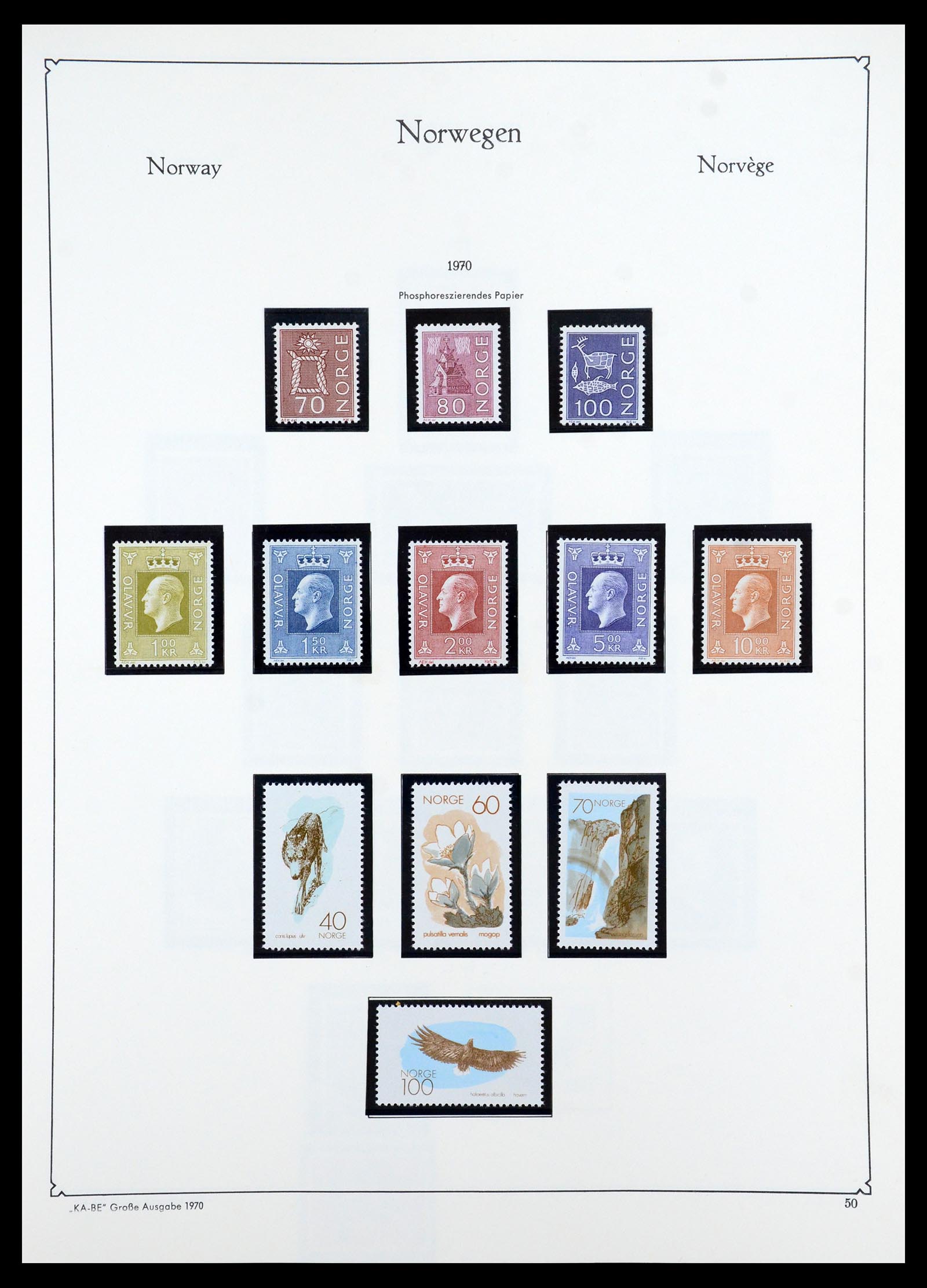 35772 052 - Postzegelverzameling 35772 Noorwegen 1856-2001.