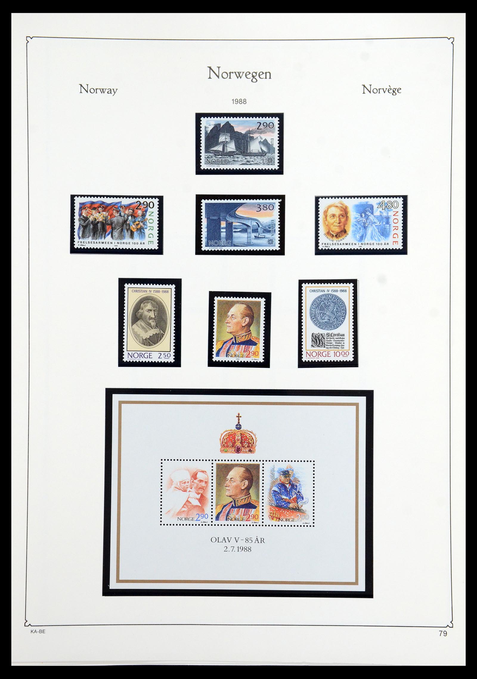 35772 094 - Postzegelverzameling 35772 Noorwegen 1856-2001.