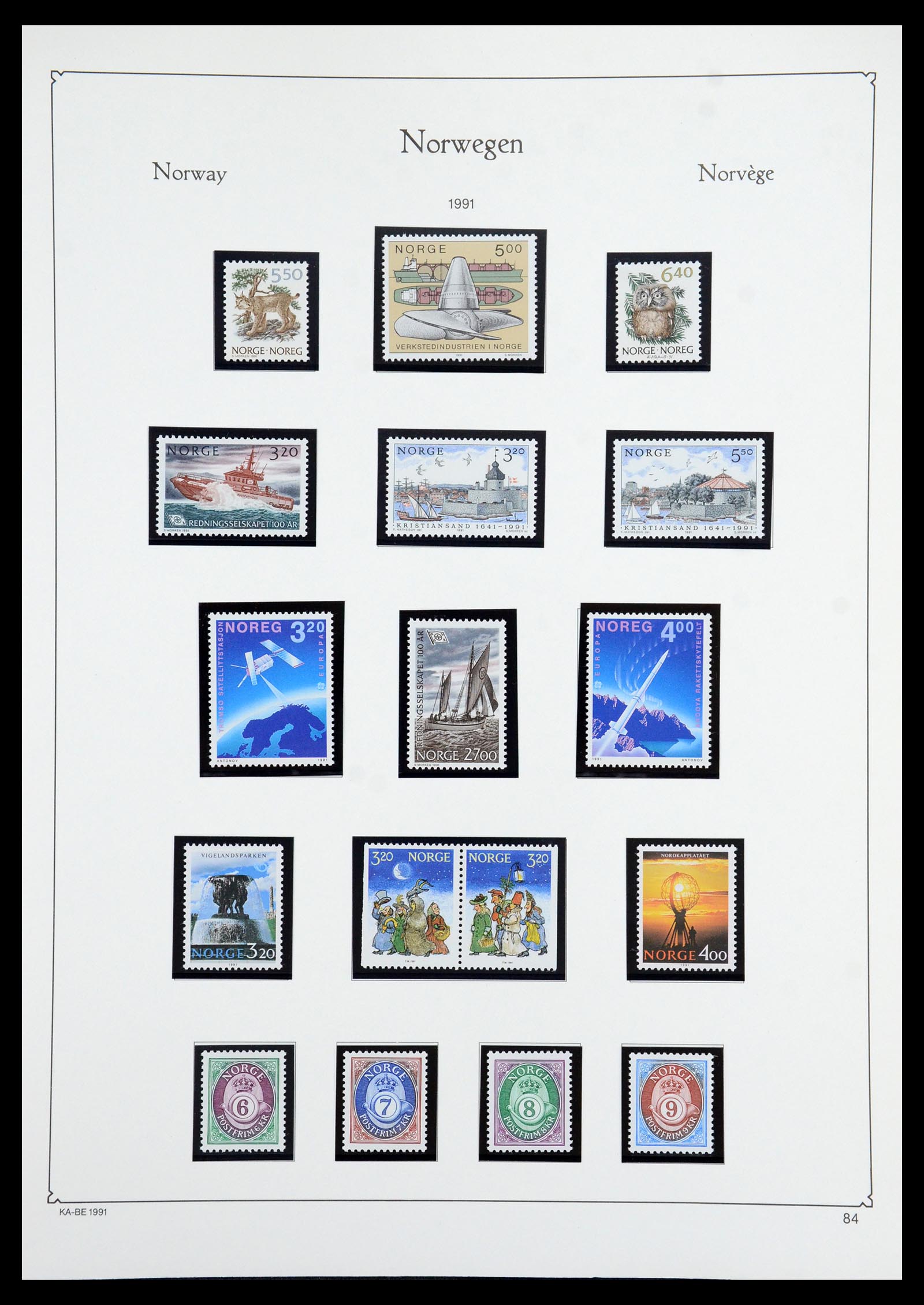 35772 101 - Postzegelverzameling 35772 Noorwegen 1856-2001.