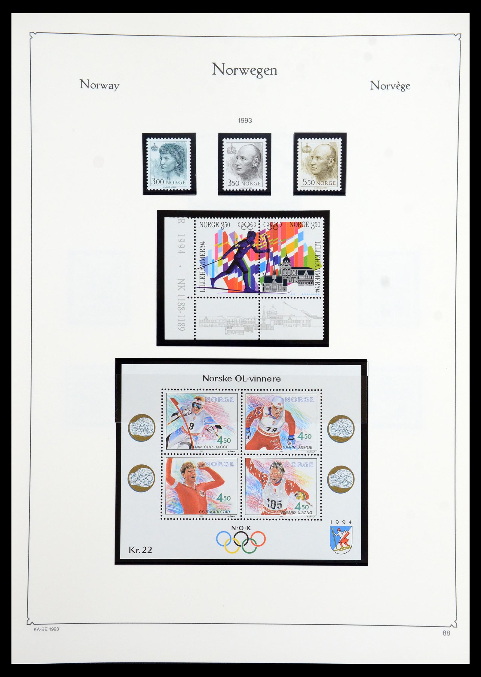 35772 105 - Postzegelverzameling 35772 Noorwegen 1856-2001.