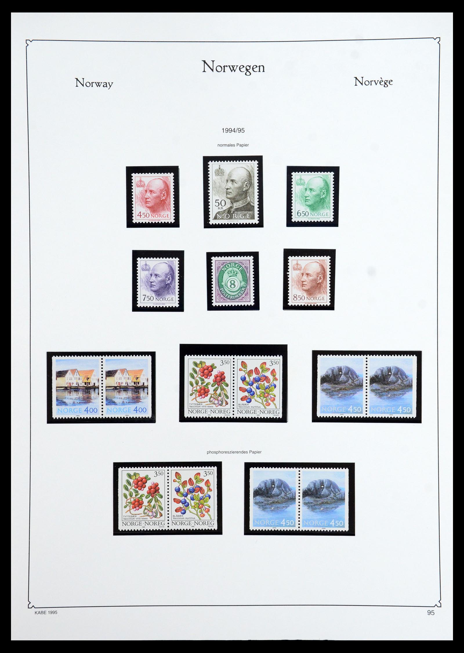 35772 112 - Postzegelverzameling 35772 Noorwegen 1856-2001.