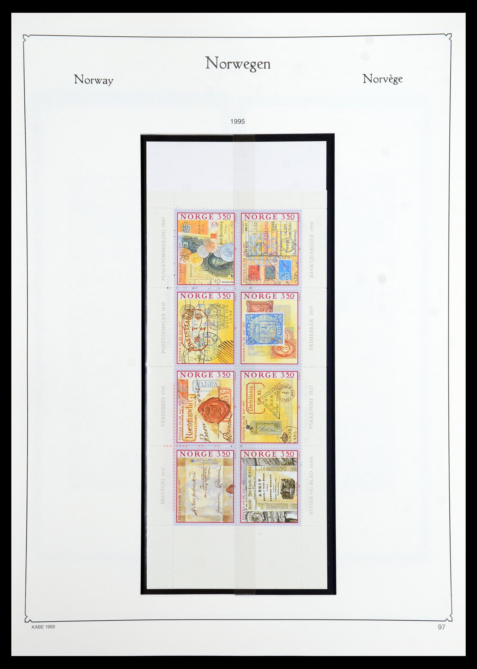 35772 114 - Postzegelverzameling 35772 Noorwegen 1856-2001.