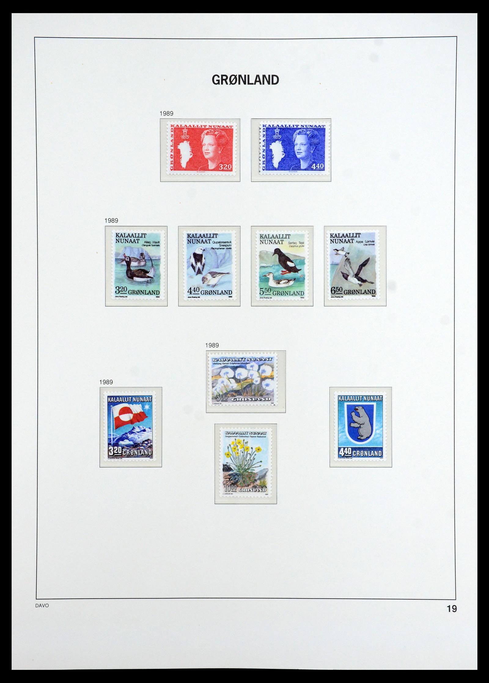 35773 019 - Postzegelverzameling 35773 Groenland 1905-1999.