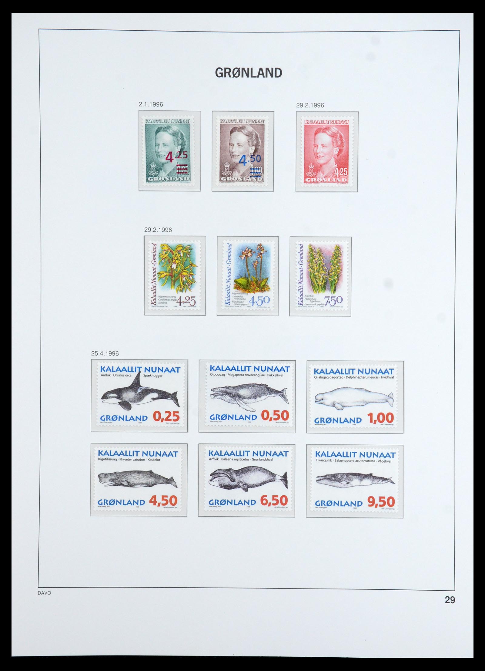 35773 029 - Postzegelverzameling 35773 Groenland 1905-1999.