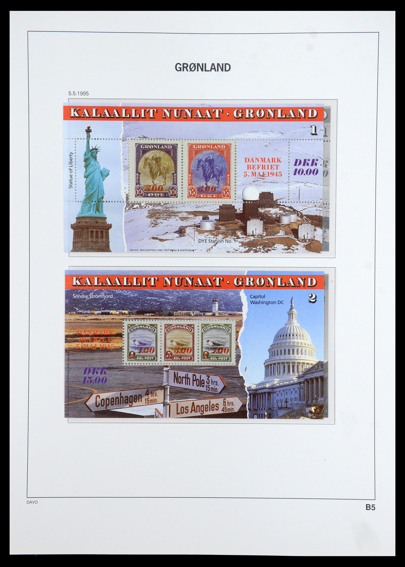 35773 041 - Postzegelverzameling 35773 Groenland 1905-1999.